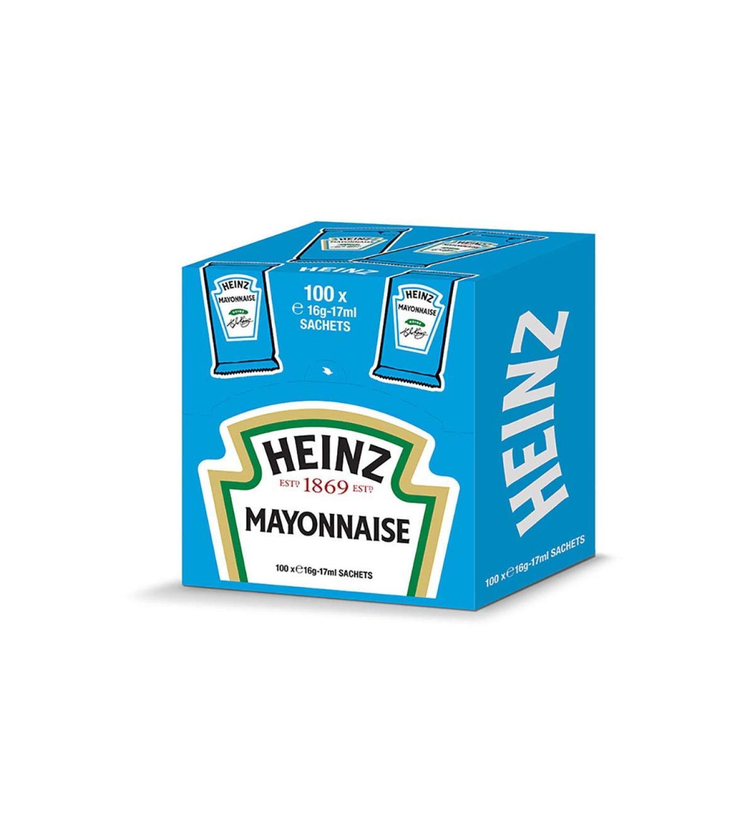 Heinz Mayonnaise Sachets 100 x 17ml - Perfect for International Shipping | Buy Online Now! - Buy Online on GoSupps.com