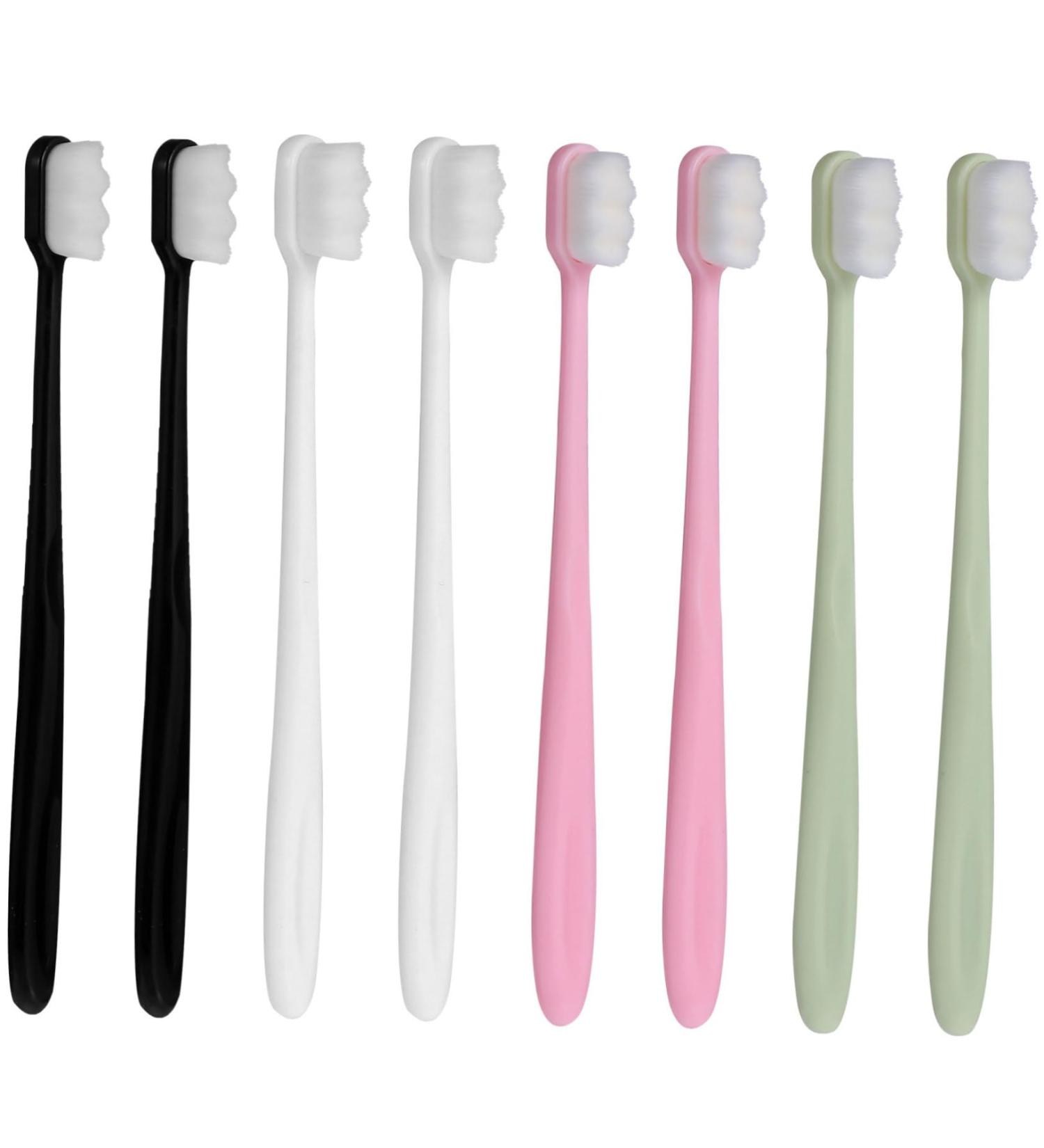 Combined Organic Toothbrushes for All Ages | 8th Physiotherapy & Sports | Travel-Friendly & Eco-Friendly | Perfect for Children Pregnant Women Adults - Buy Online on GoSupps.com