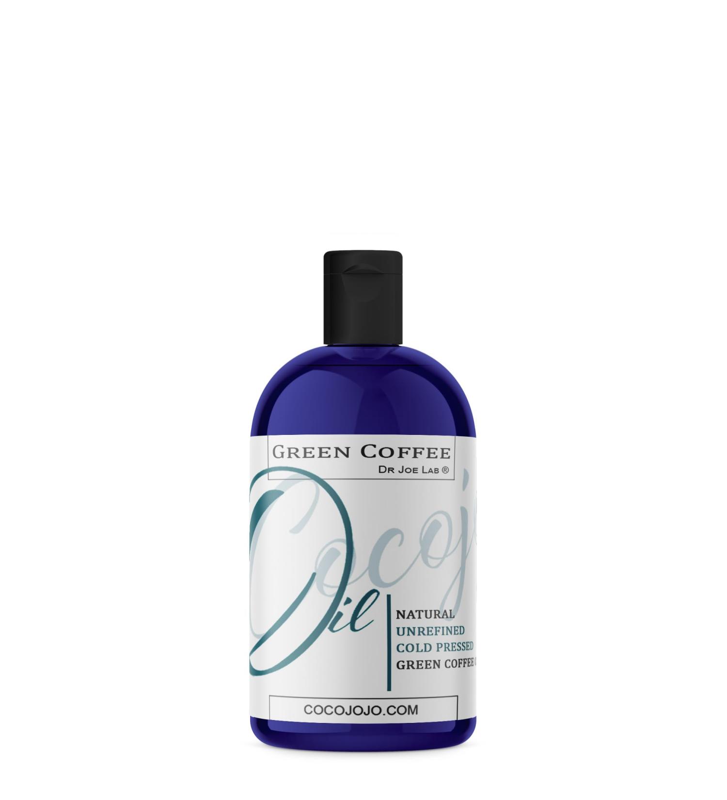 Dr Joe Lab Green Coffee Bean Oil - 100% Pure & Natural Cold Pressed Carrier Oil for Skin Hair Nails - Premium Antioxidant - 4 oz - Non-GMO - Buy Online on GoSupps.com
