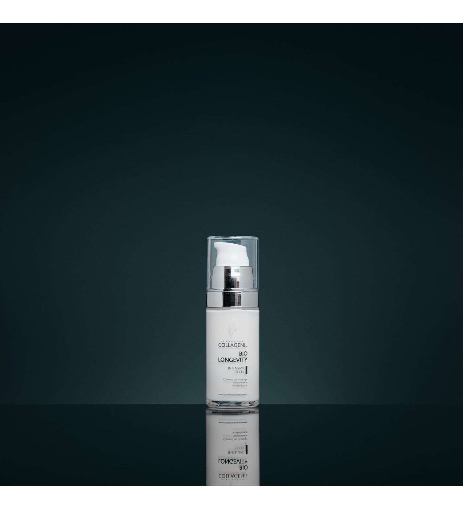 COLLAGENIL Laboratori Bio Longevity Intensivo Occhi Eye Cream Revivity & Radiance Treatment Anti-Aging Dark Circle & Puffiness Formula Glutathione Astaxanthin and Peptides 1.01 fl oz