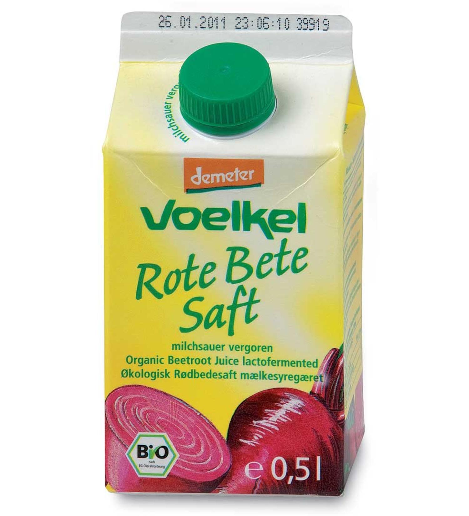 Voelkel beetroot juice lactic acid fermented (500 ml) - Organic 500 ml (1 pack)