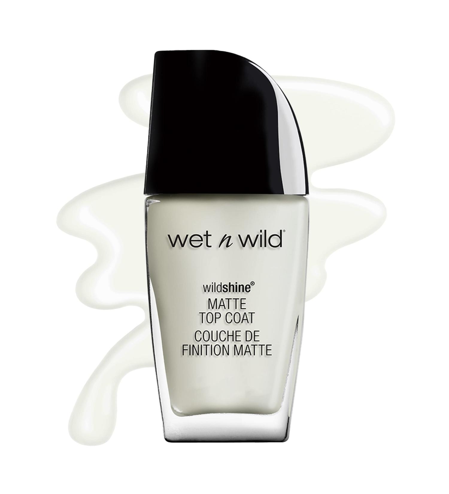 wet n wild Wild Shine Matte Top Coat Nail Polish - Long-Lasting Finish - Buy Online on GoSupps.com