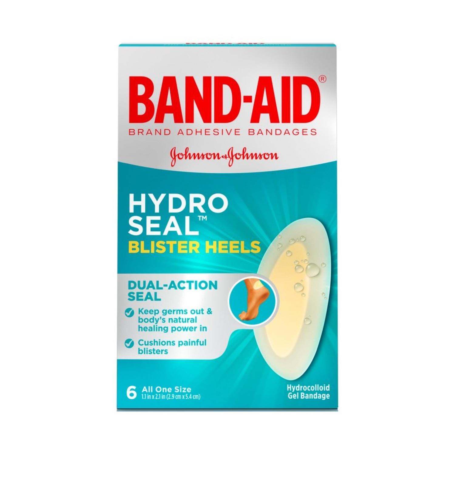 BAND-AID Brand HYDRO SEAL BLISTER HEEL CUSHIONS 6 COUNT 6 Count (Pack of 3)