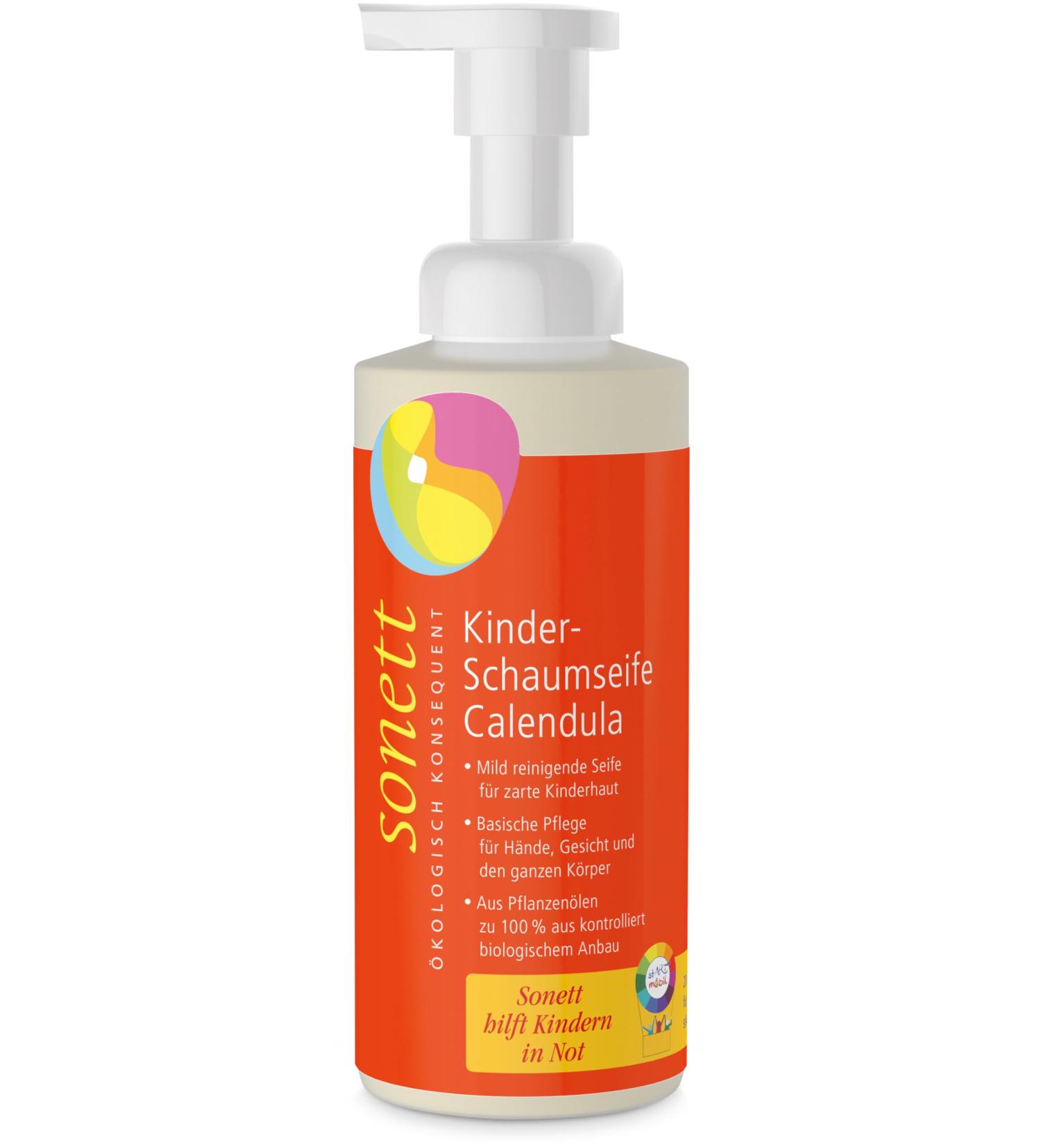 Sonett Children's Foam Soap Calendula (6 x 200 ml) 200 ml (pack of 6)