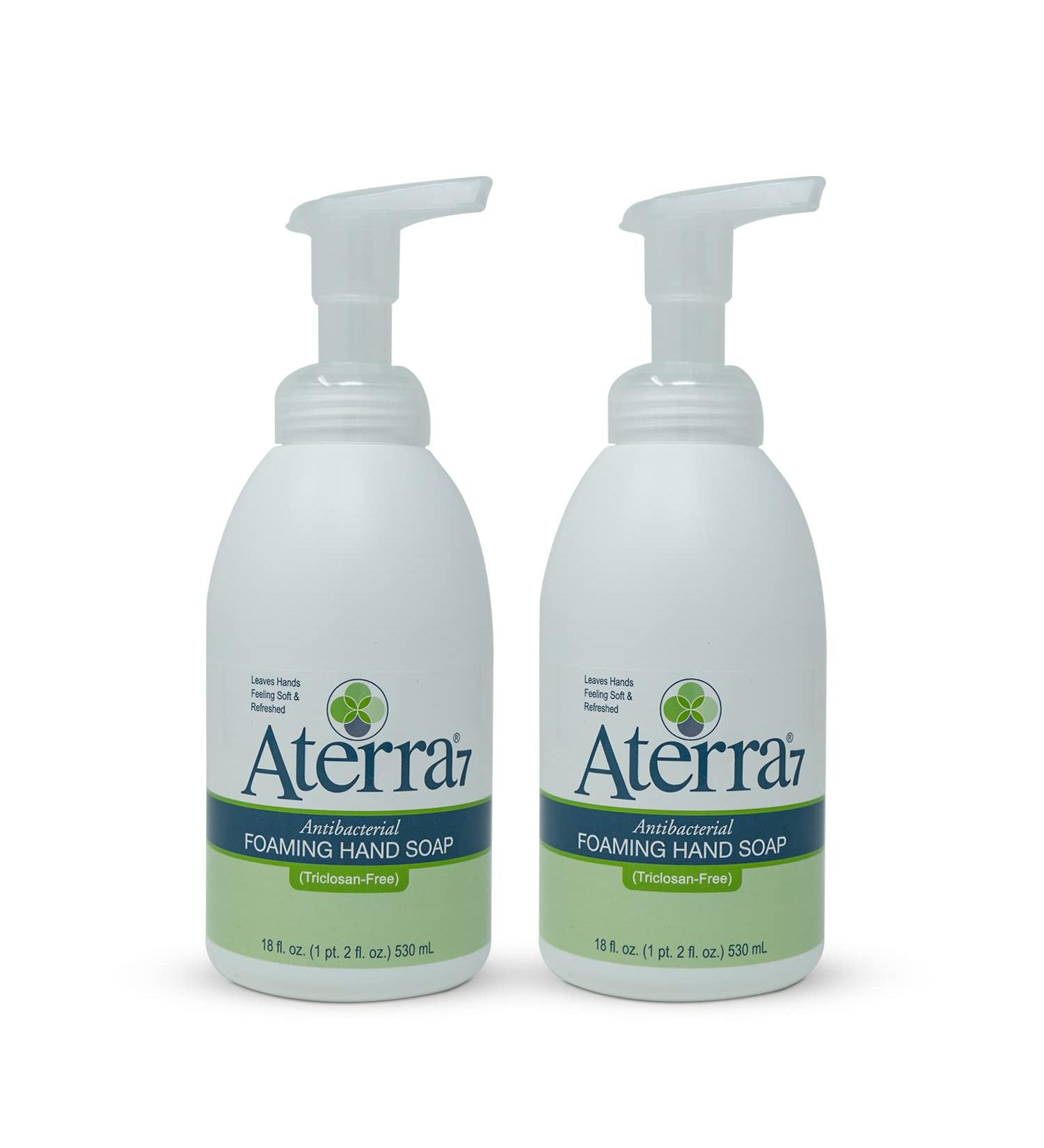 Aterra 7 Foaming Hand Soap 18 oz bottle 2-pack - Buy Online on GoSupps.com