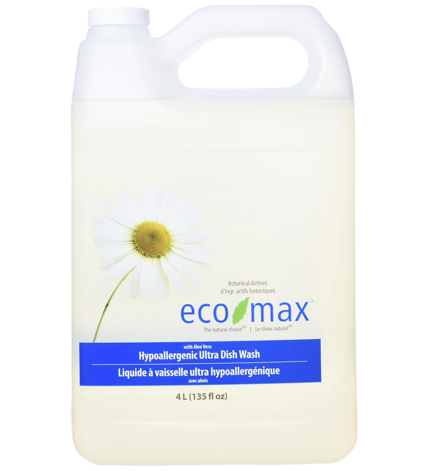 Eco-Max - Hypoallergenic - Ultra Dish Wash - 4L Fragrance-Free 4 l (Pack of 1) - Buy Online on GoSupps.com