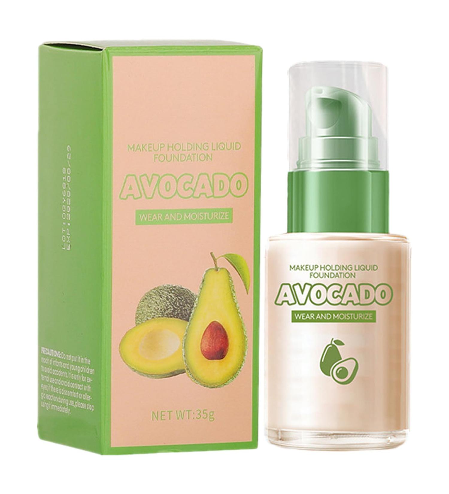 Liquid Face Foundation | Avocado Bb Cream Foundation Makeup Base Full Coverage Concealer Makeup Base Waterproof Face Foundation Olcana - Buy Online on GoSupps.com