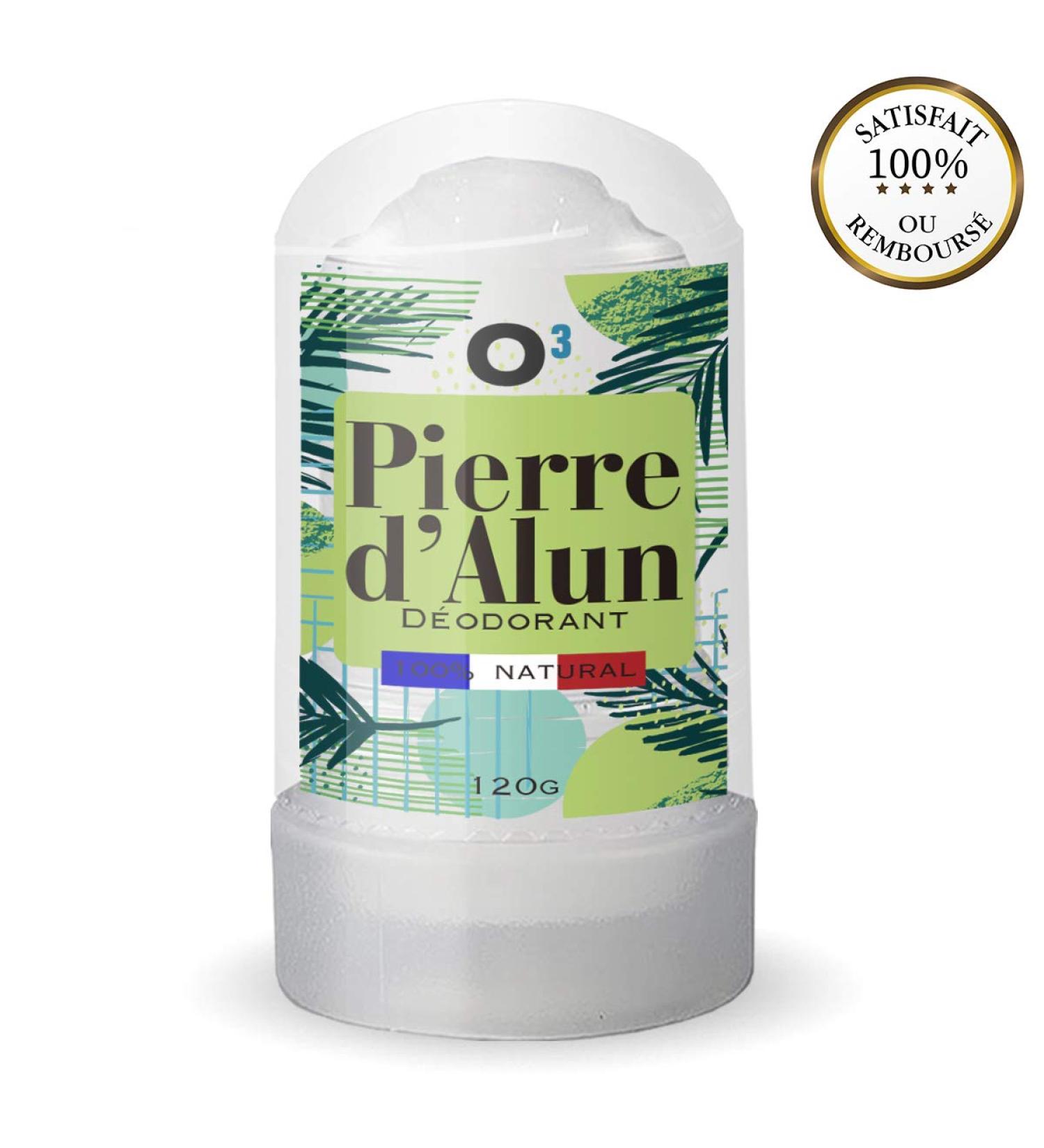 O Natural Alum Stone Deodorant | Alum Stone Stick 120G | 100% NATURAL | ideal after shaving | paraben and aluminum chlorohydrate free - Buy Online on GoSupps.com