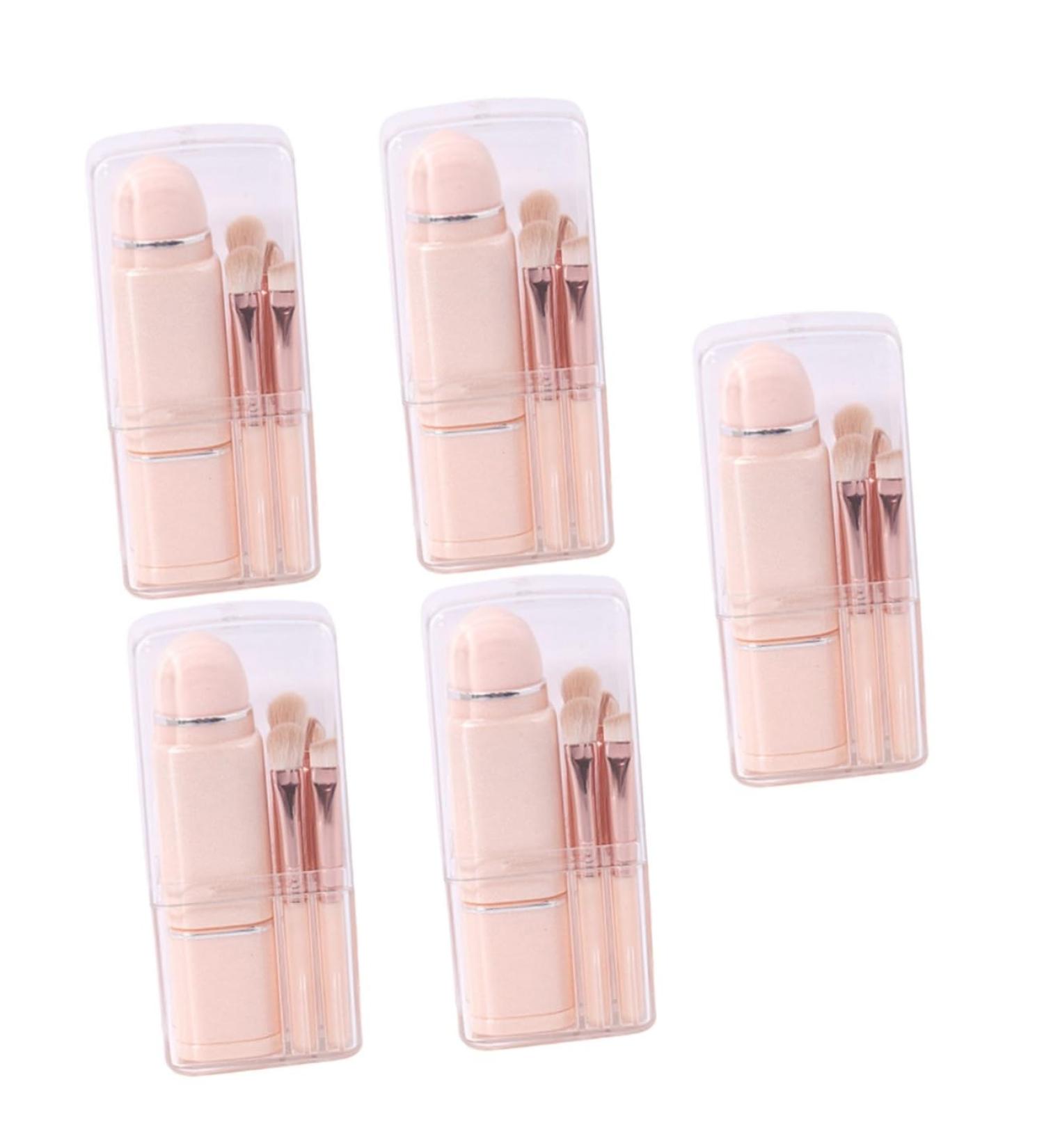 FRCOLOR 8 in 1 Makeup Brush Set - Dual Ended Face Blush Eye Shadow & Lipstick Tools | Portable Travel Cosmetic Brushes - Buy Online on GoSupps.com