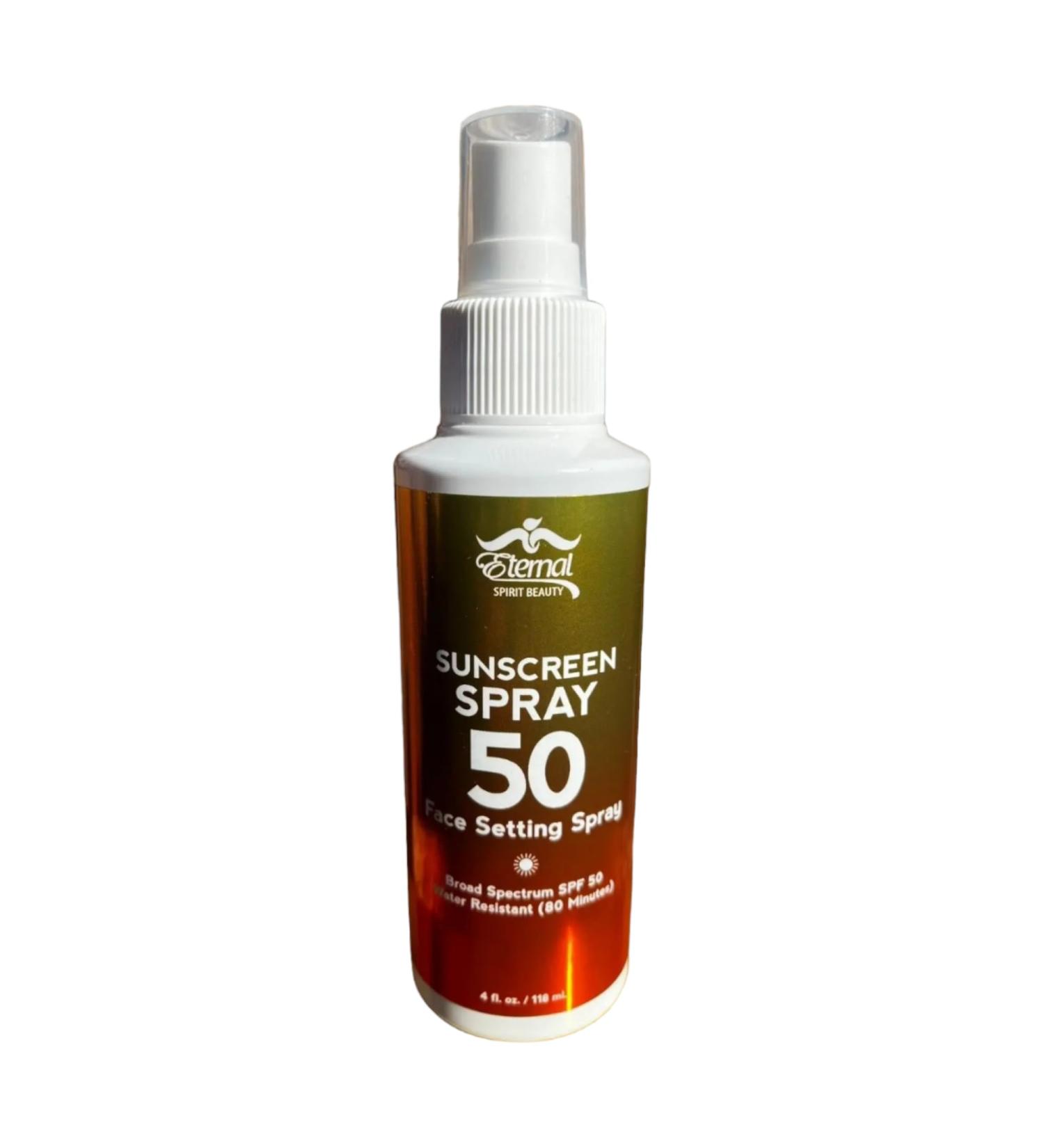 Eternal Sunscreen Spray SPF 50 - Broad Spectrum UV Protection - Fast-Drying & Water-Resistant - Shop Internationally - Buy Online on GoSupps.com