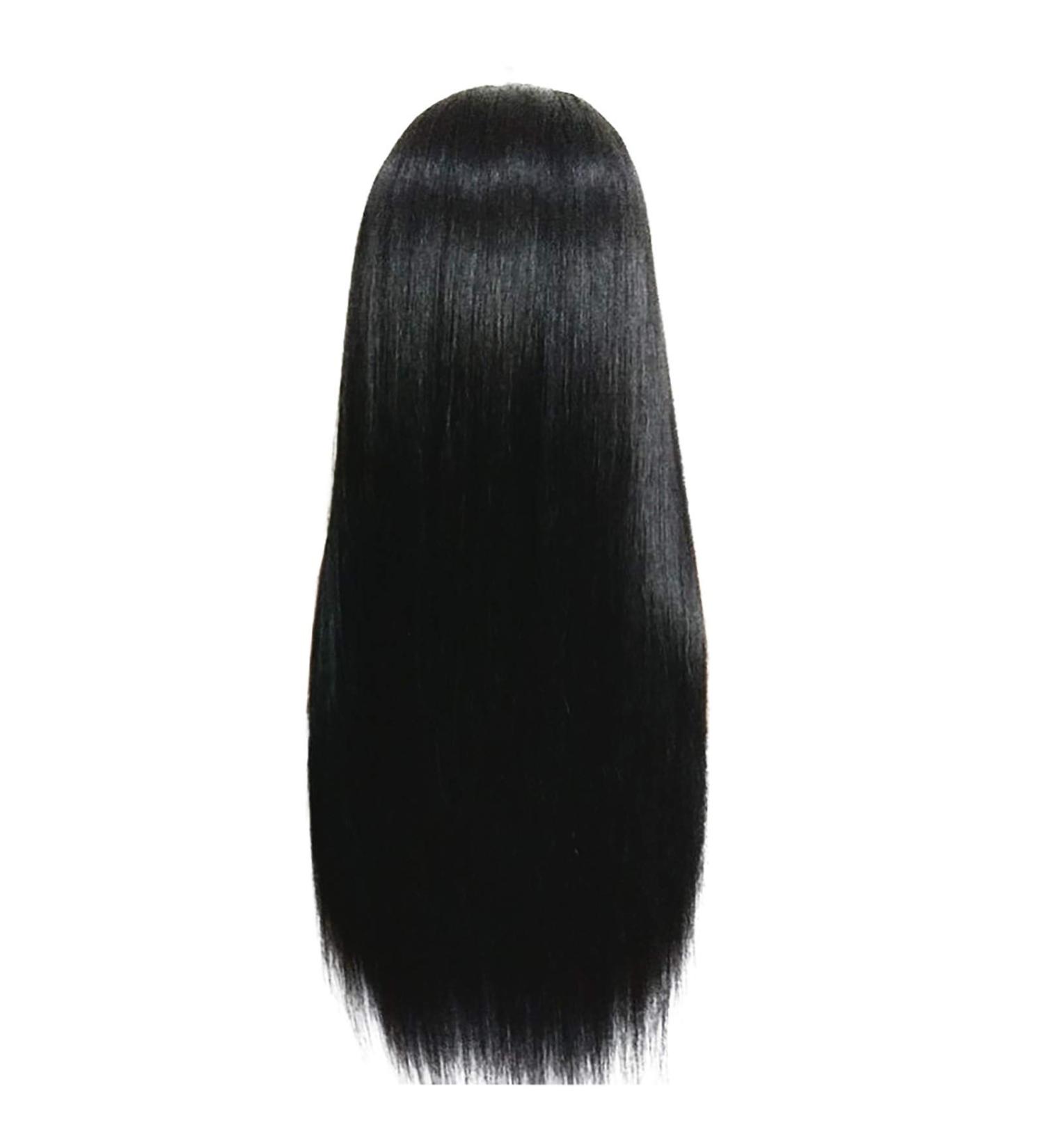 Yonsin 22in Straight Lace Front Wig - High Density Brazilian Virgin Human Hair for Black Women | Pre Plucked Lace Closure with Baby Hair  - Buy Online on GoSupps.com