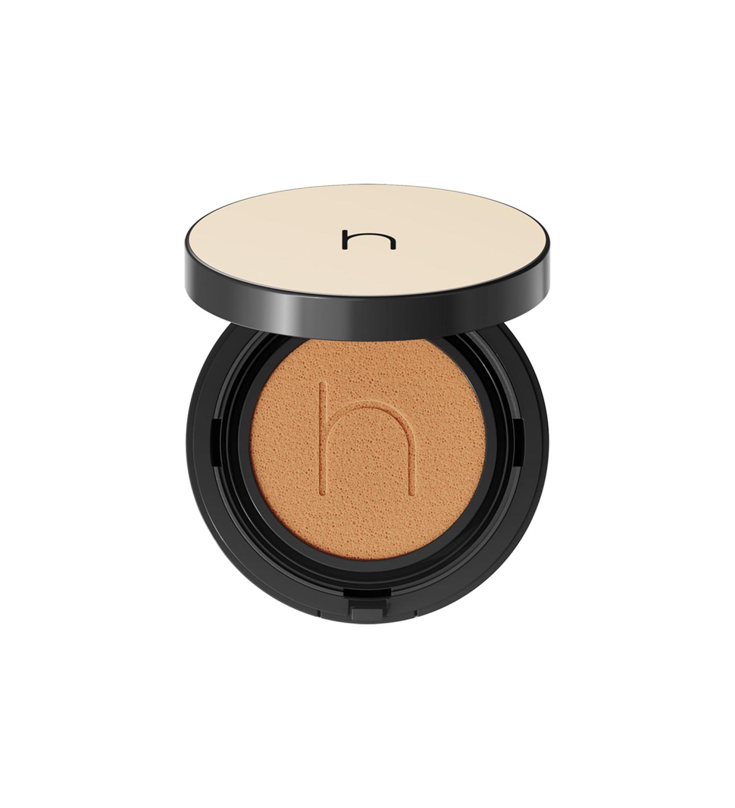 HAMEL HAMEL Vegan Aquatic Glare Zero Fit Cushion Sunscreen Makeup Korean SPF50+ PA++++ 72% Essence Cushion Foundation #25 Sand (Neutral Golden Beige)