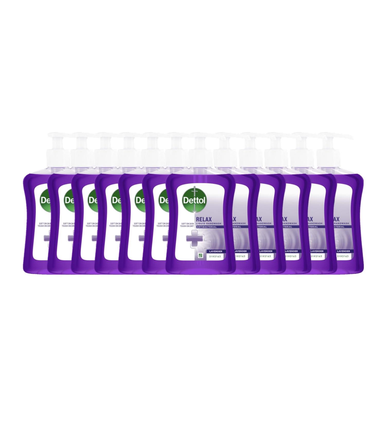 Dettol - Lavender Hand Wash Pump - 250ml Pack of 12 - Buy Online on GoSupps.com