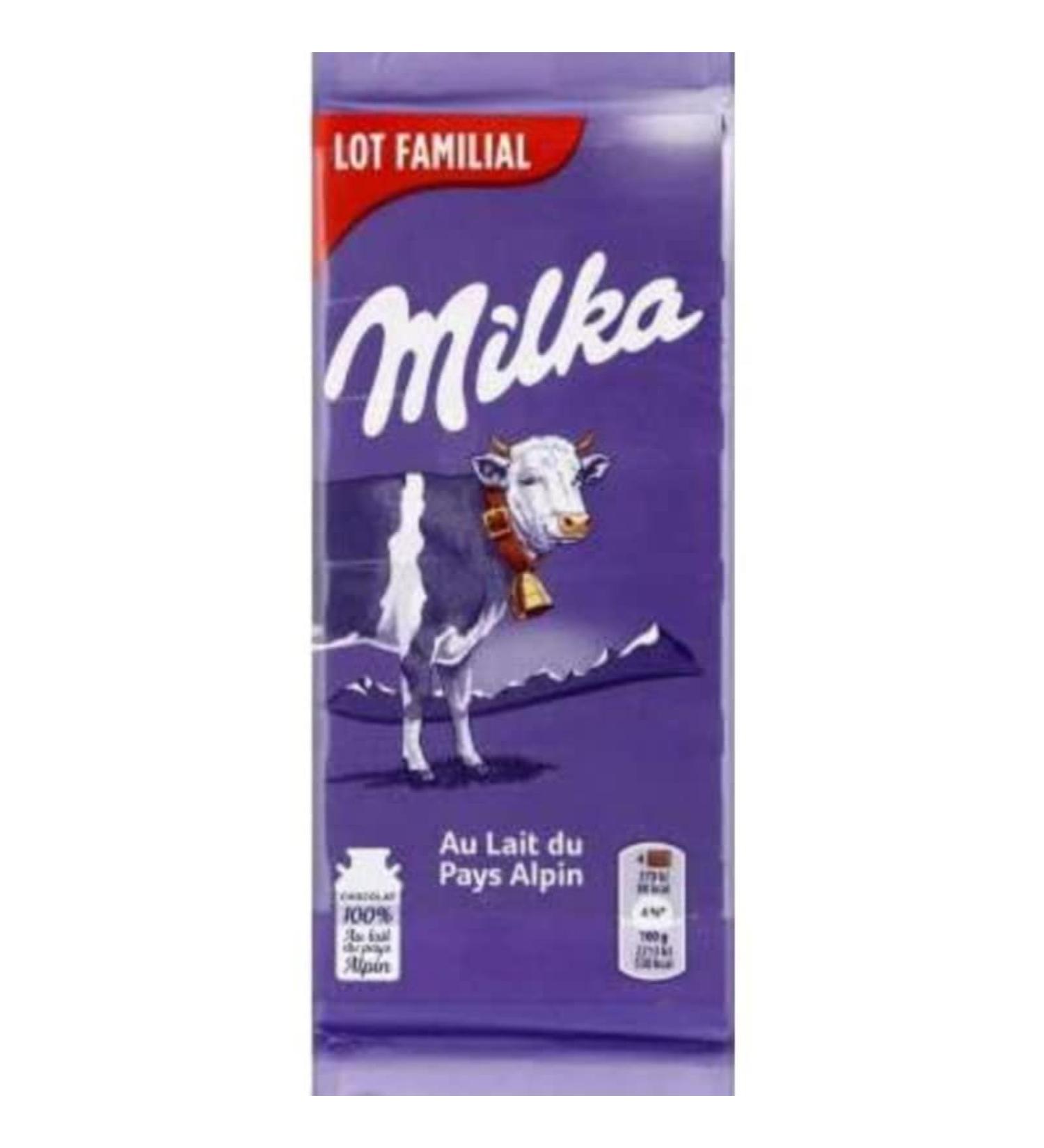 Milka Alpine Milk Chocolate - Pack of 6 x 100g bars