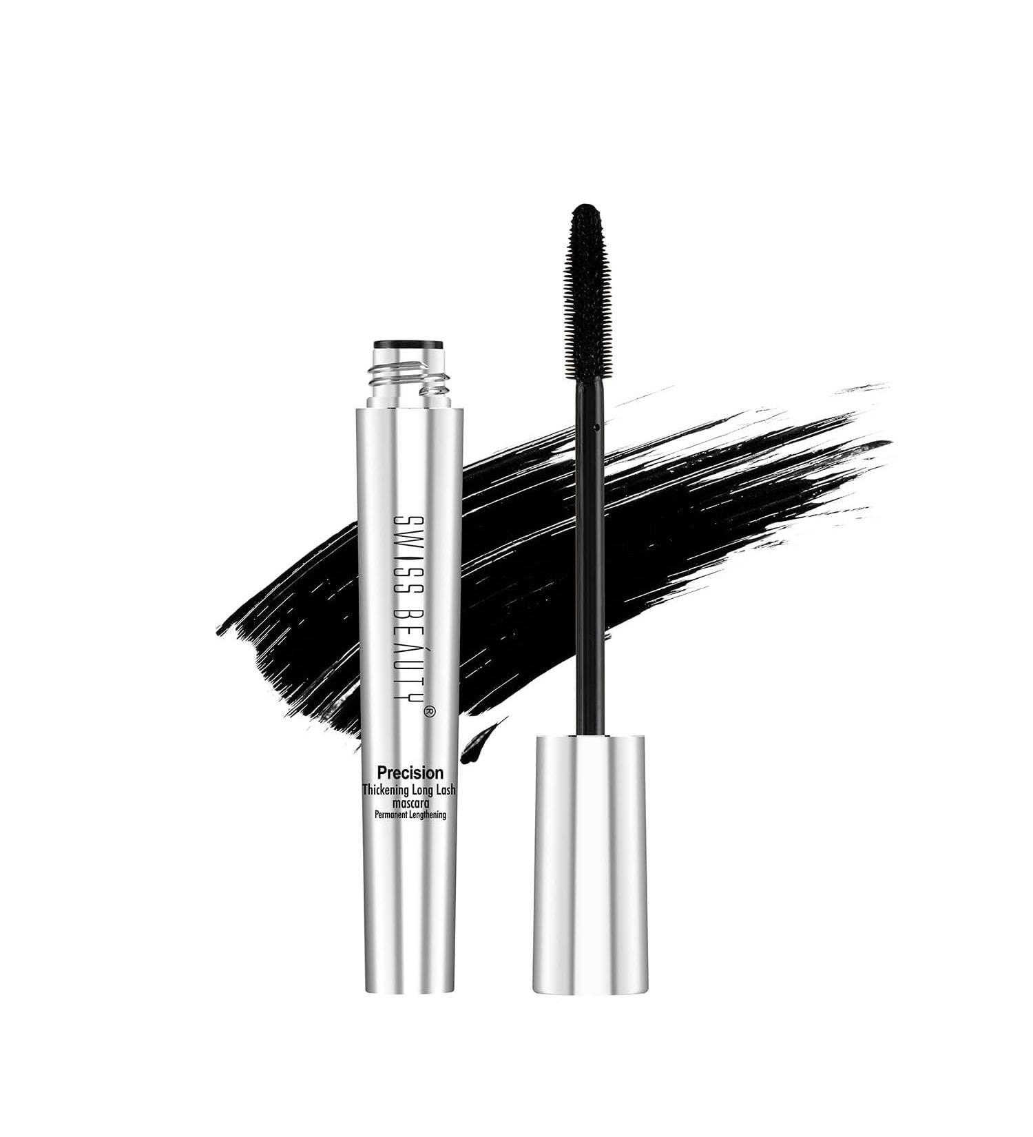 Sw'iss-beauty Waterproof Volume Mascara | Smudge Proof Curling Mascara For Eye Makeup | Jet Black 8.5Ml (0.28 Fl Oz) - Buy Online on GoSupps.com