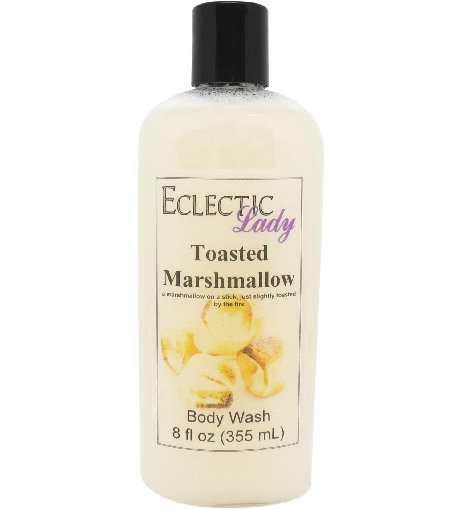 Eclectic Lady Liquid Pearl Body Wash - Toasted Marshmallow Scent 3-in-1 Use For Bubble Bath Hand Soap & Body Wash Phthalate-Free Toasted Marshmallow Fragrance Handcrafted in USA (8 oz) 8 Fl Oz (Pack of 1) - Buy Online on GoSupps.com