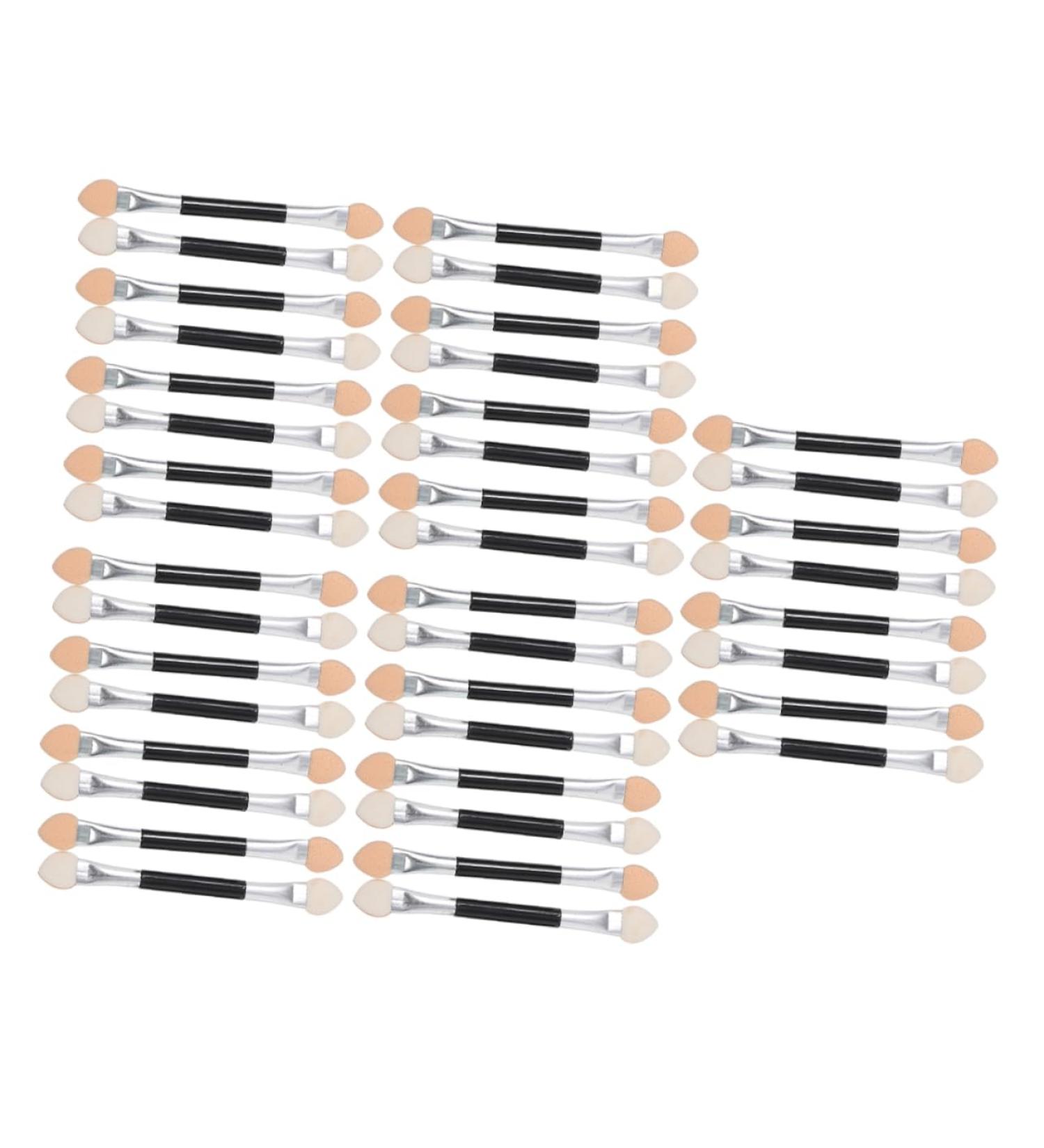 VINTORKY 40pcs Latex Eye Shadow Stick Double- Ended Eyeshadow Brush Eye Makeup Applicator Sponge Plastic - Buy Online on GoSupps.com