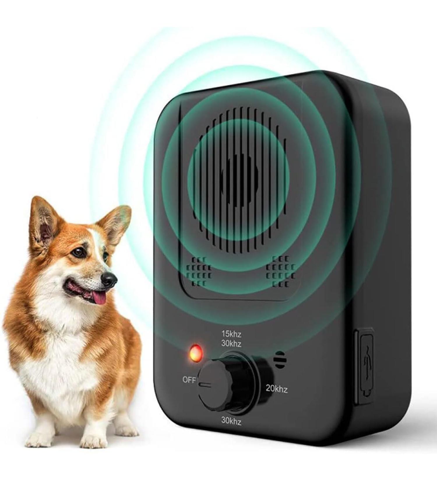 HXWEB PET Anti-Bell Device | Ultrasound Dog Bark Repeller & Trainer | Safe & Effective Outdoor Deterrent for Large Medium & Small Dogs - Buy Online on GoSupps.com