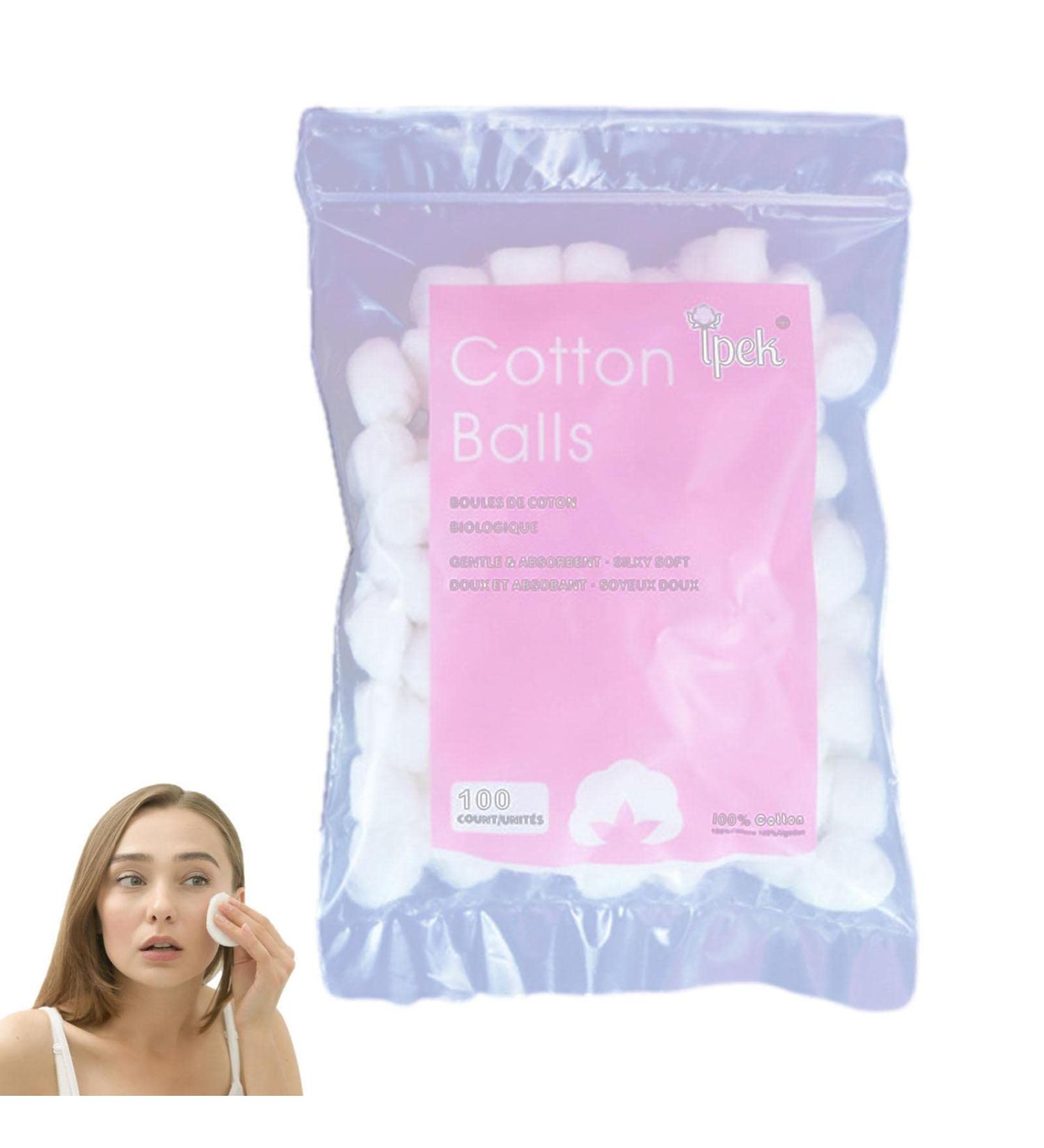 Cotton Balls Portable Cotton Balls for Face | Home Accessories Lightweight for Beauty & Personal Cares Baby Cares Nail Polish Remover Makeup Cleaning Coatuiyo - Buy Online on GoSupps.com