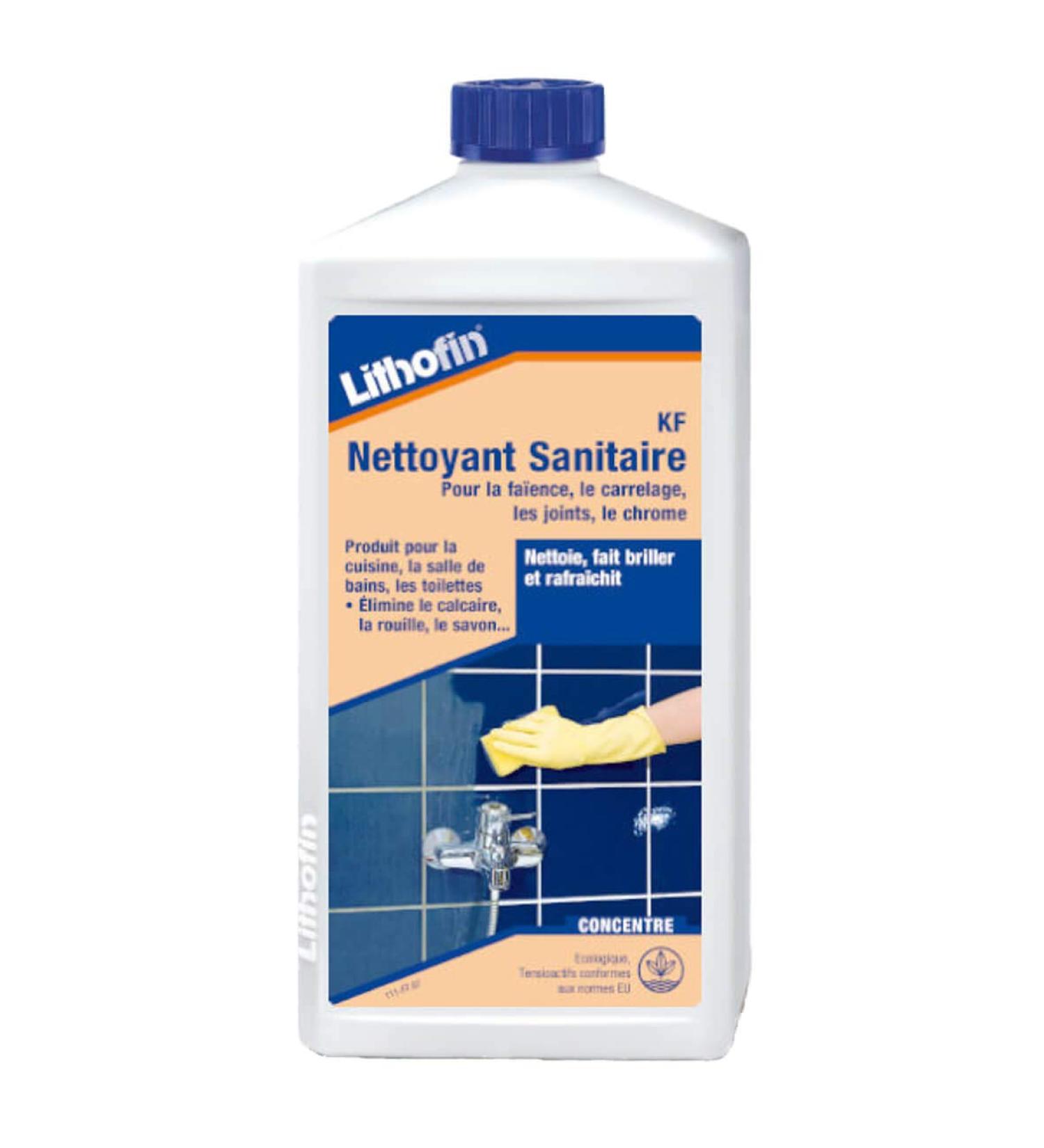 lithofin KF Nettoyant Sanitaire - Sanitary cleaner 1 Litre