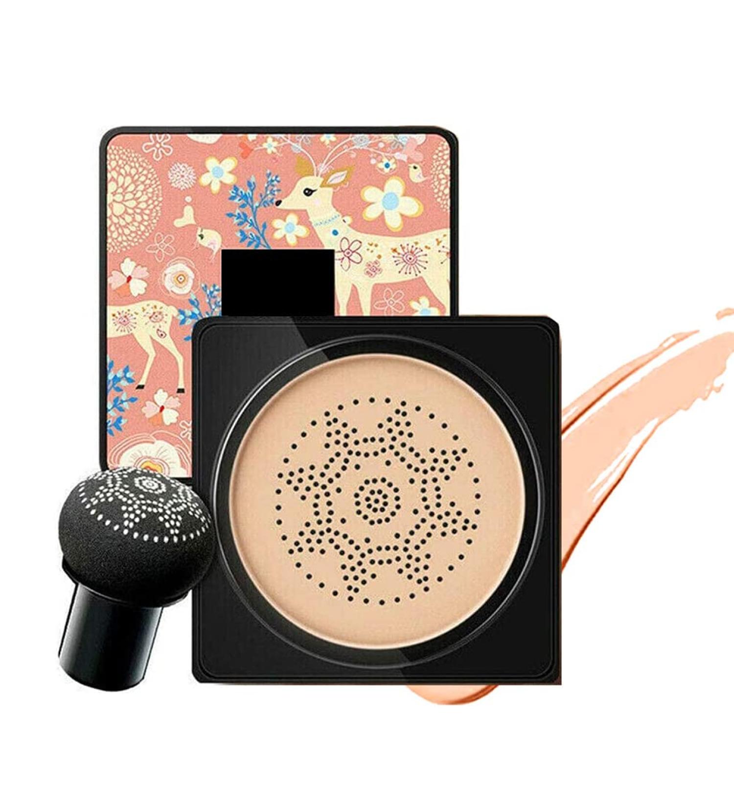 Buy CC Cream Foundation - Mushroom Head Air Cushion BB Cream | Moisturizing Concealer & Primer for Perfect Cover (Natural Color) - International Shipping Available - Buy Online on GoSupps.com