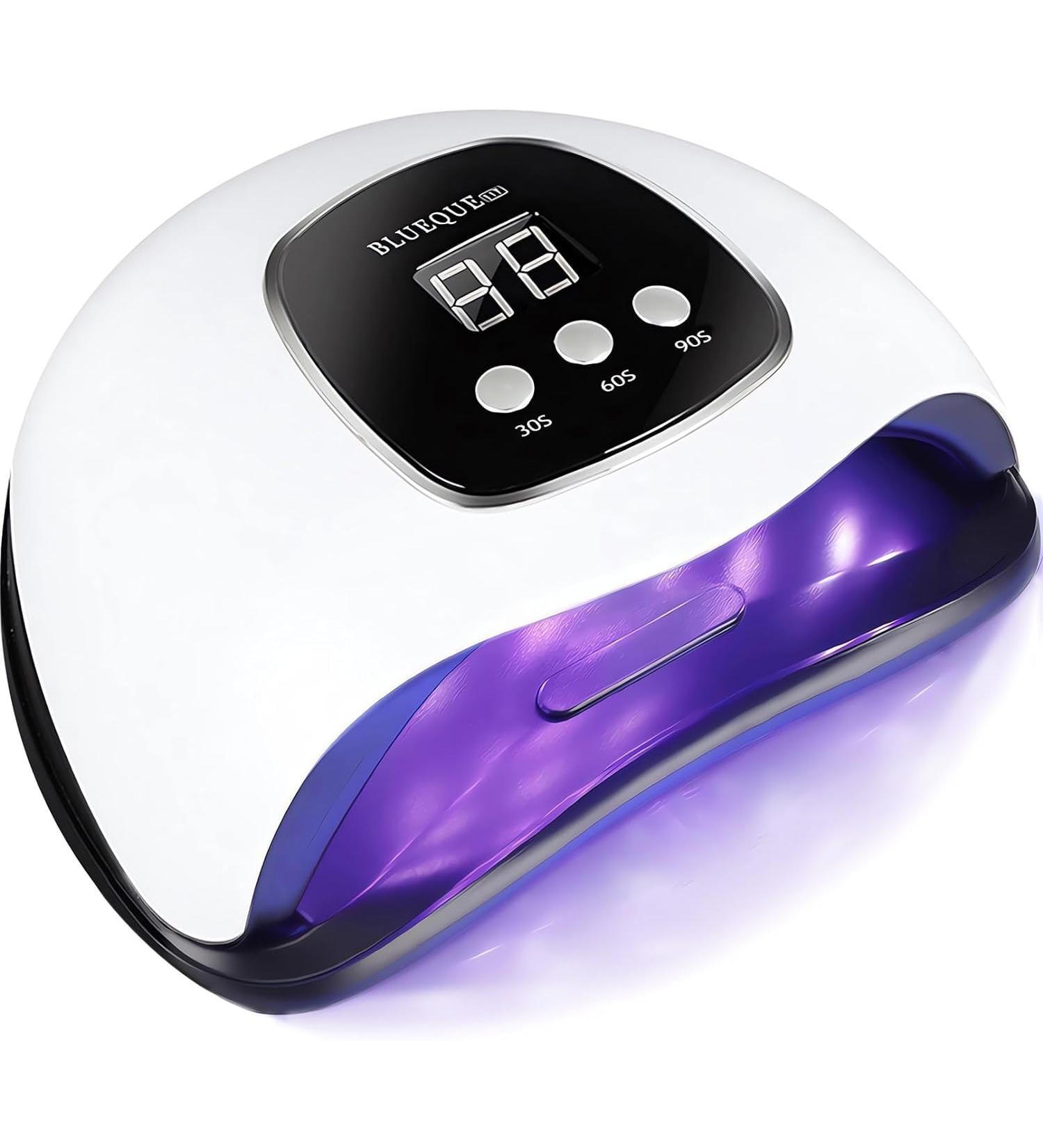 UV LED Nail Lamps for Gel Nail Polish 48W Fast Nail Dryer with Automatic Sensor 3 Timers Auto Sensor LED Digital Display USB Plug UV LED Nail Lamp for Fingernail and Toenail - Buy Online on GoSupps.com