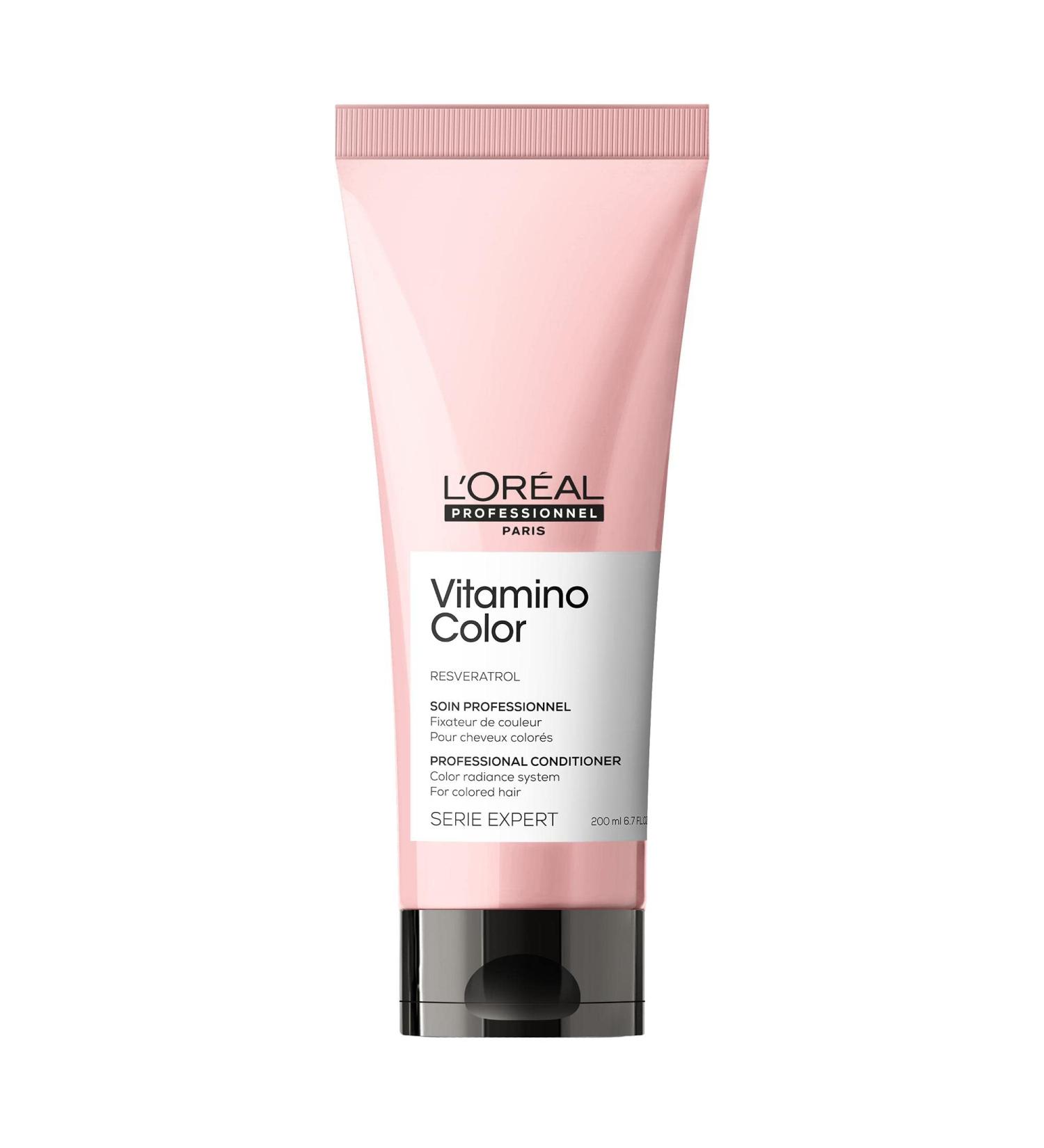 L Or al Professionnel Conditioner With Resveratrol for Coloured Hair Serie Expert Vitamino Colour 200 ml (Pack of 1) - Buy Online on GoSupps.com