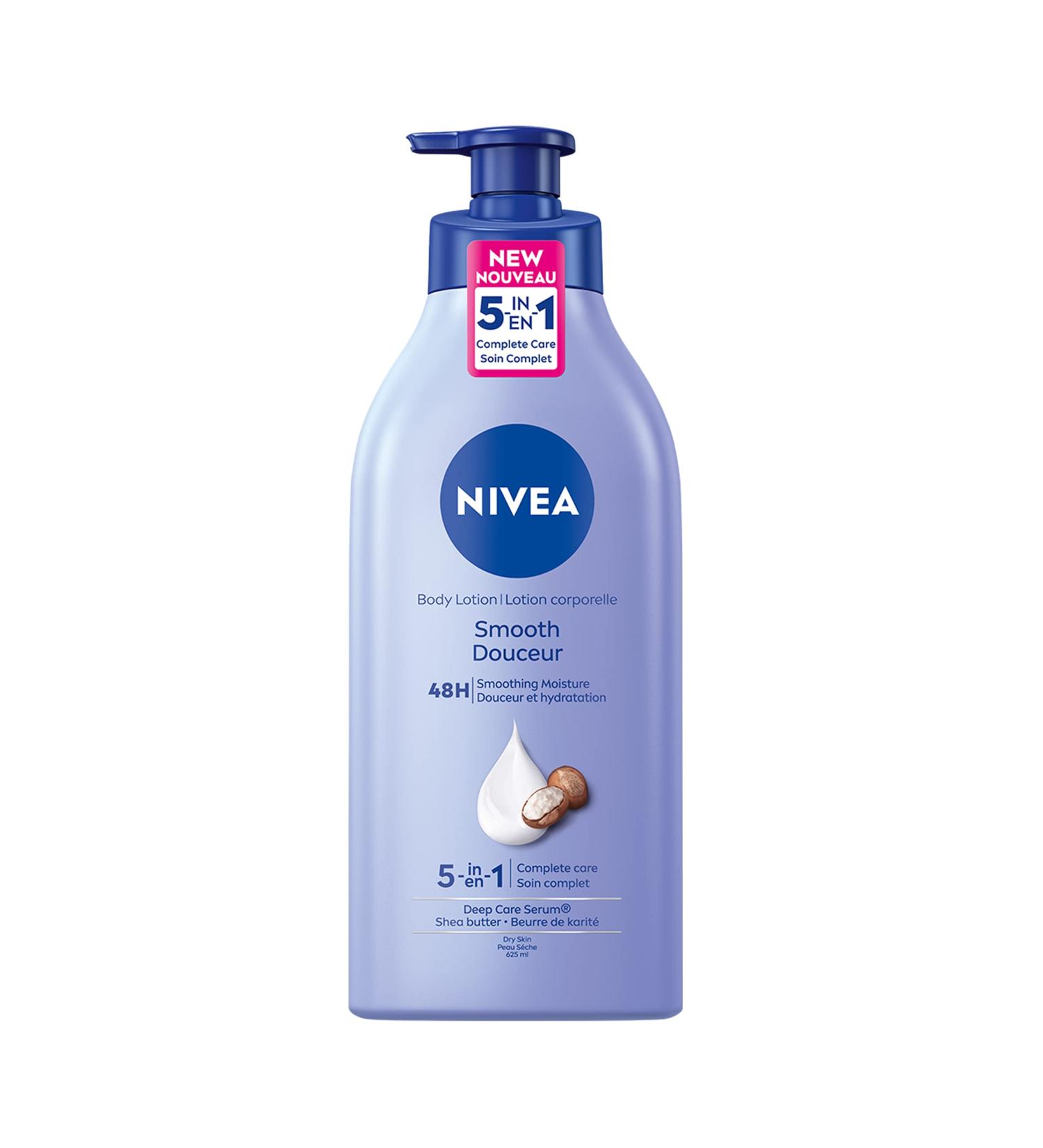 Nivea Smooth Irresistible Care Body Lotion 625mL - Shea Butter for Dry Skin | Buy Internationally - Buy Online on GoSupps.com