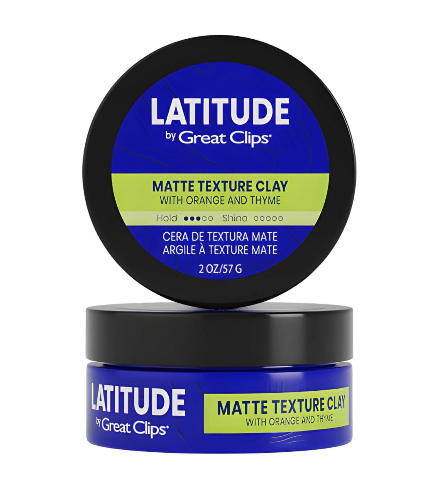 Great Clips Latitude Matte Texture Clay | Men's Hair Gel | Medium Hold No Shine 2oz - International Shipping Available - Buy Online on GoSupps.com
