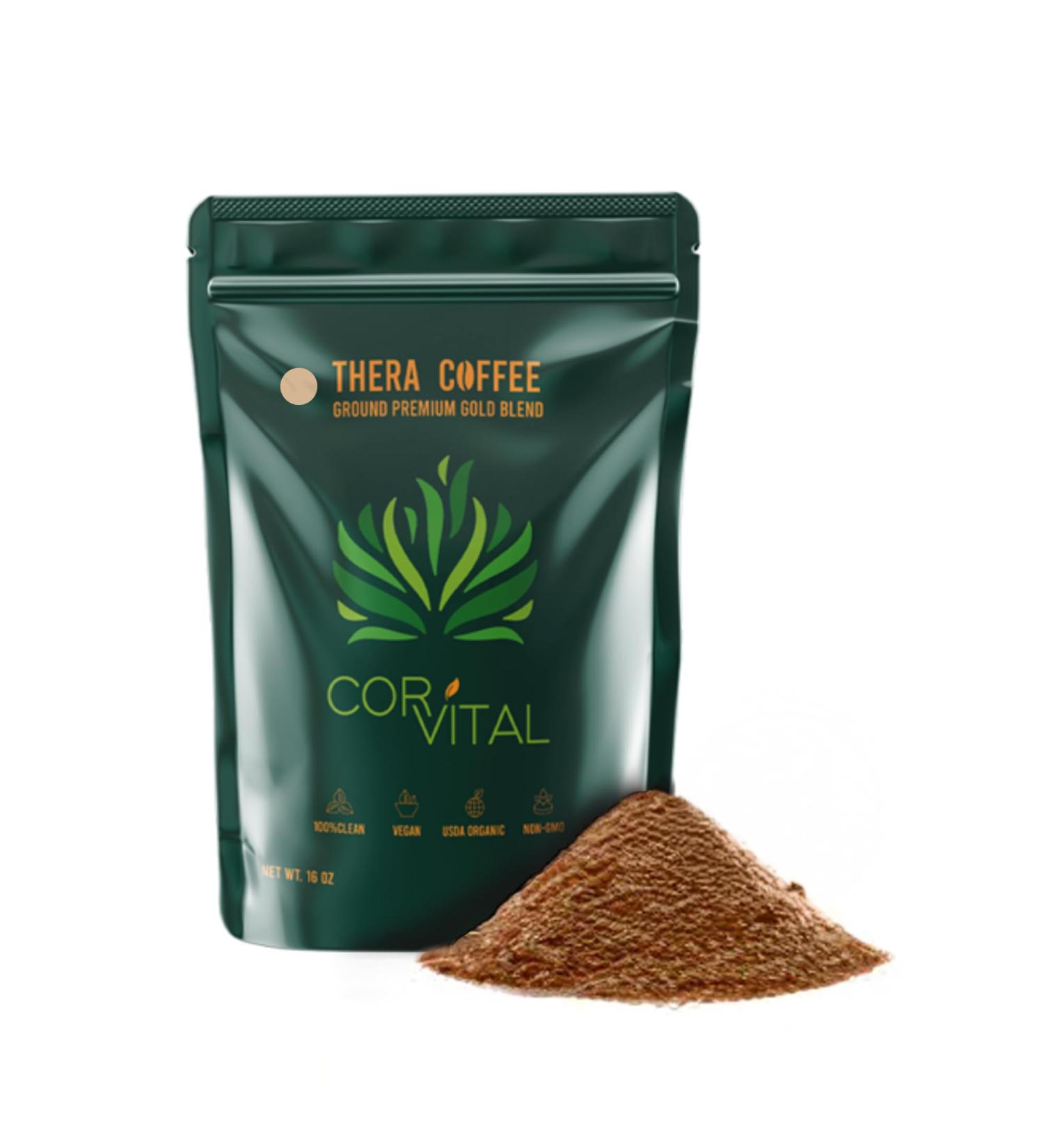 Cor-Vital 1 LB. Medium Roast Organic Coffee Enema - Best Organic Coffee - GersonTherapy Approved - Buy Online on GoSupps.com
