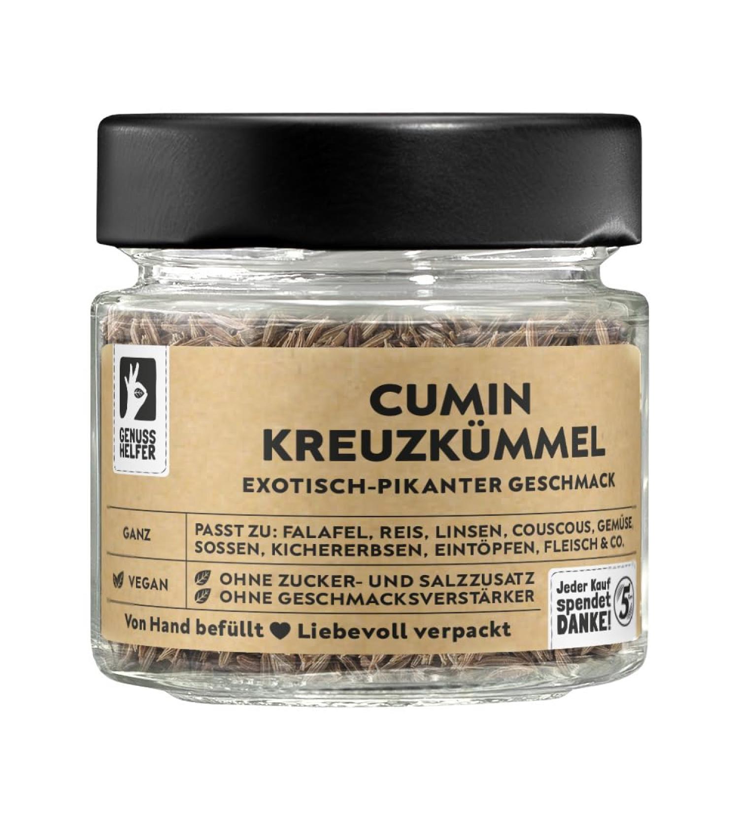 Buy Bremer Gew rzhandel Whole Cumin Seeds - 40g Glass Jar | Premium Cumin for Cooking | International Shipping - Buy Online on GoSupps.com