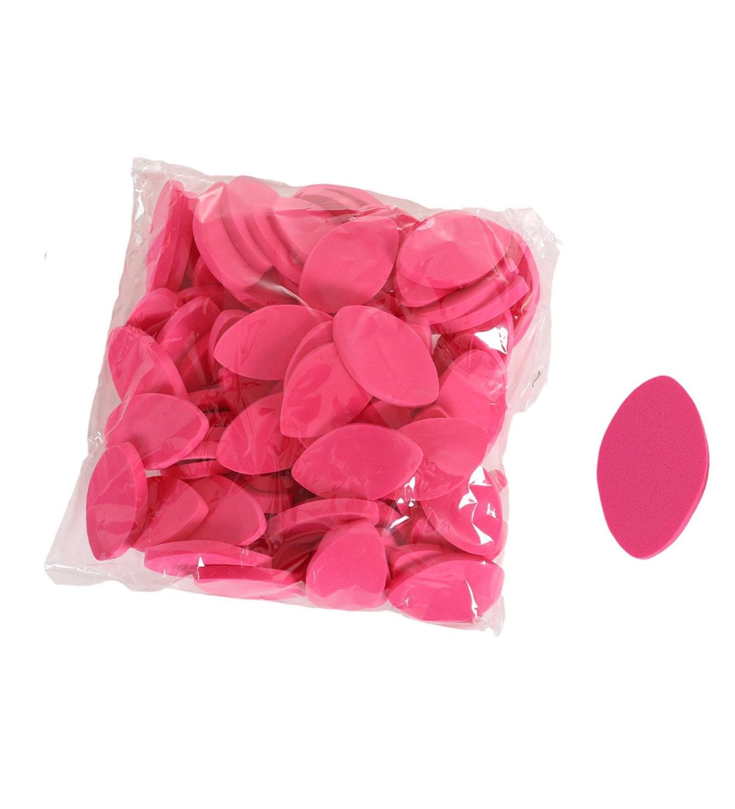 Sharplace Lot de 100 ponges d'entra nement r utilisables en forme d' il pour faux cils Rose Rouge - Buy Online on GoSupps.com