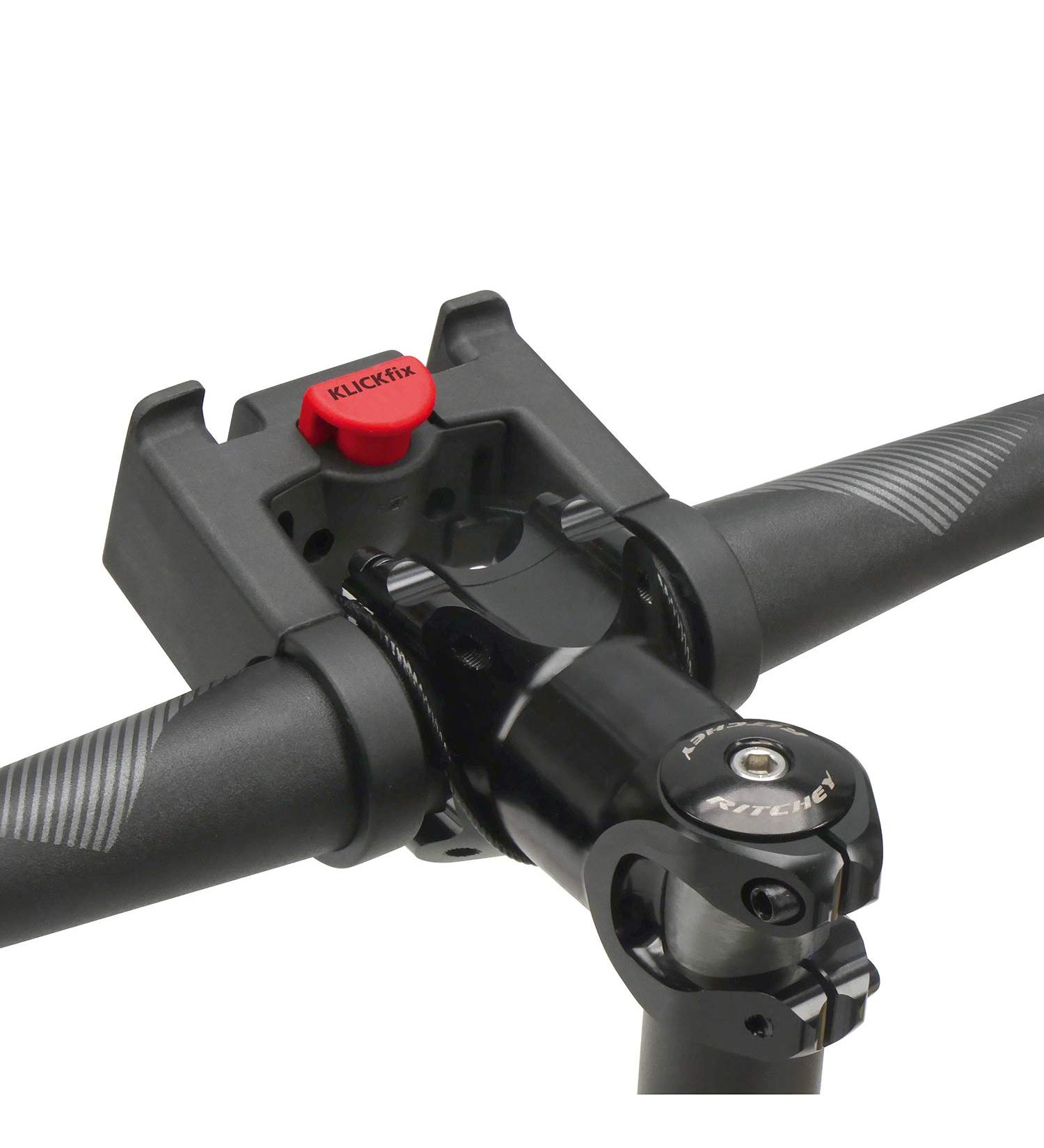 KLICKfix Handlebar Adapt Pack - Universal Fit for 22-26mm & 31.8mm Handlebars | Black - Buy Online on GoSupps.com