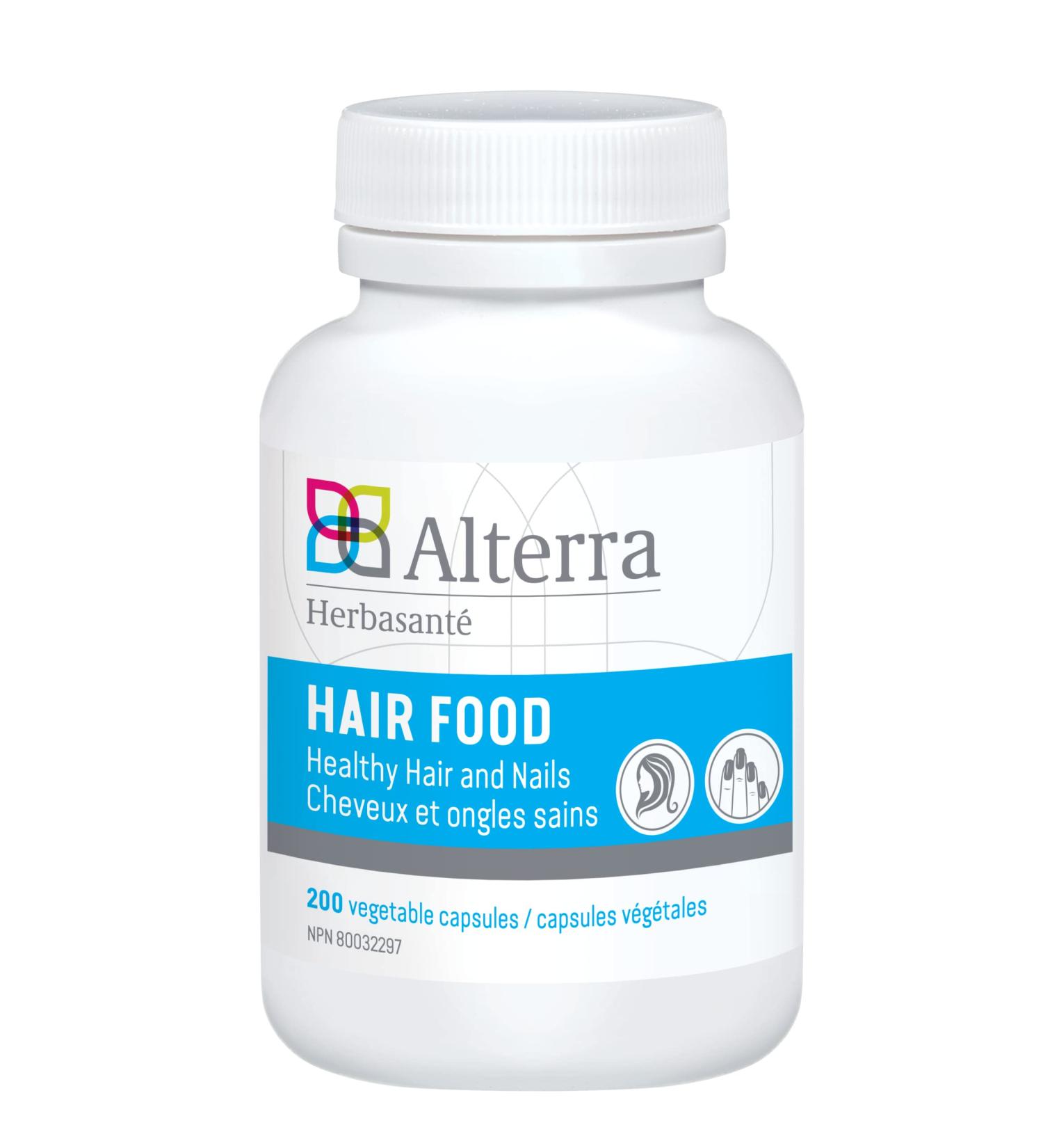 Alterra Hair Food for Hair & Nail 200 Capsules | Hair Skin & Nails Vitamins Supplement |Healthy Hair Vitamins| Vitamin B6 and Biotin for Hair Growth Supplement |Helps in Tissue Formation |Supports Hair and Nail Growth 200 count (Pack of 1) - Buy Online on GoSupps.com