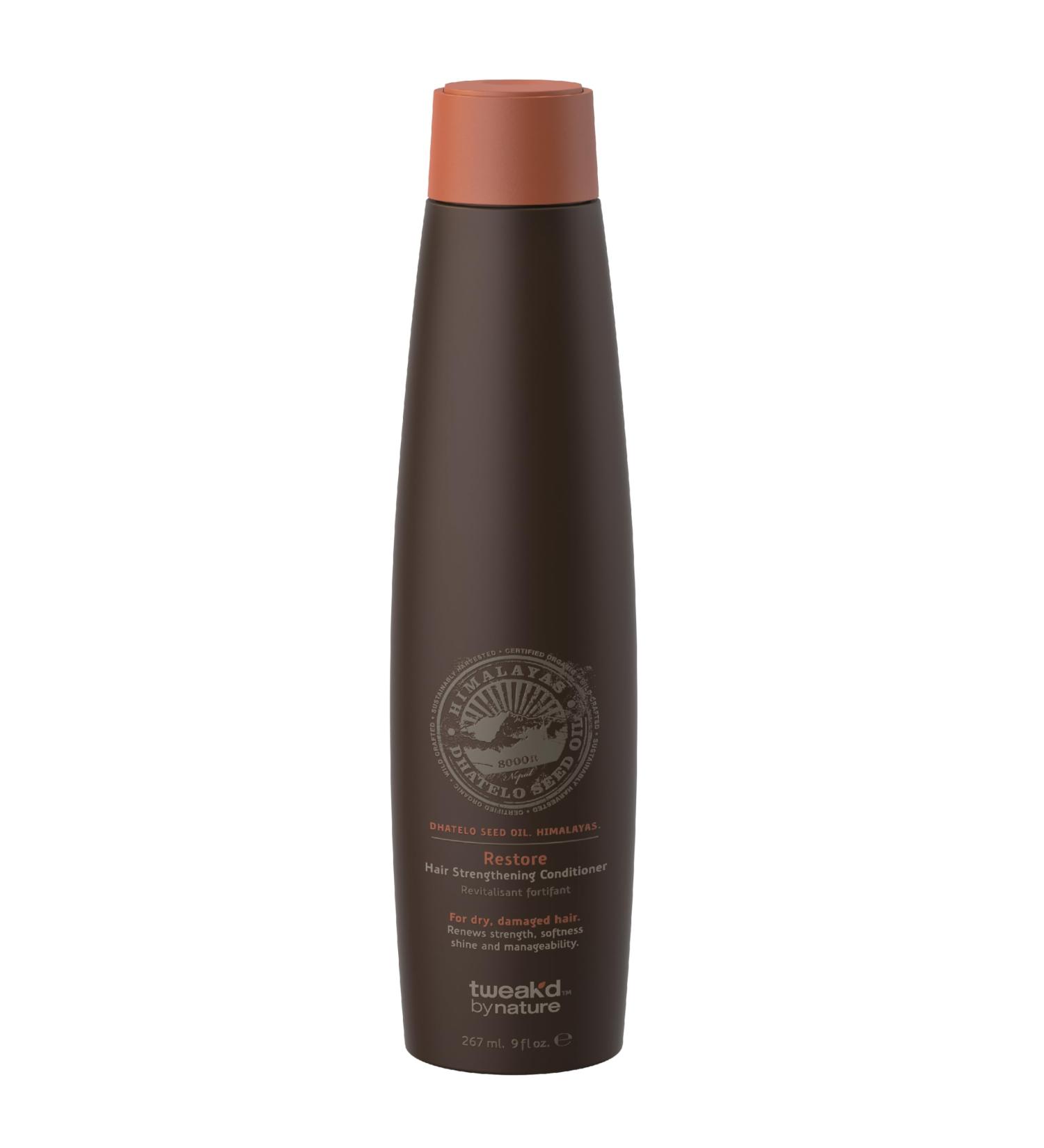 Tweak’d by Nature Restore Hair Strengthening Conditioner - Deep Conditioner for Dry & Damaged Hair Cruelty Free Cleanses & Moisturizes (9 oz) - Shop Now - Buy Online on GoSupps.com