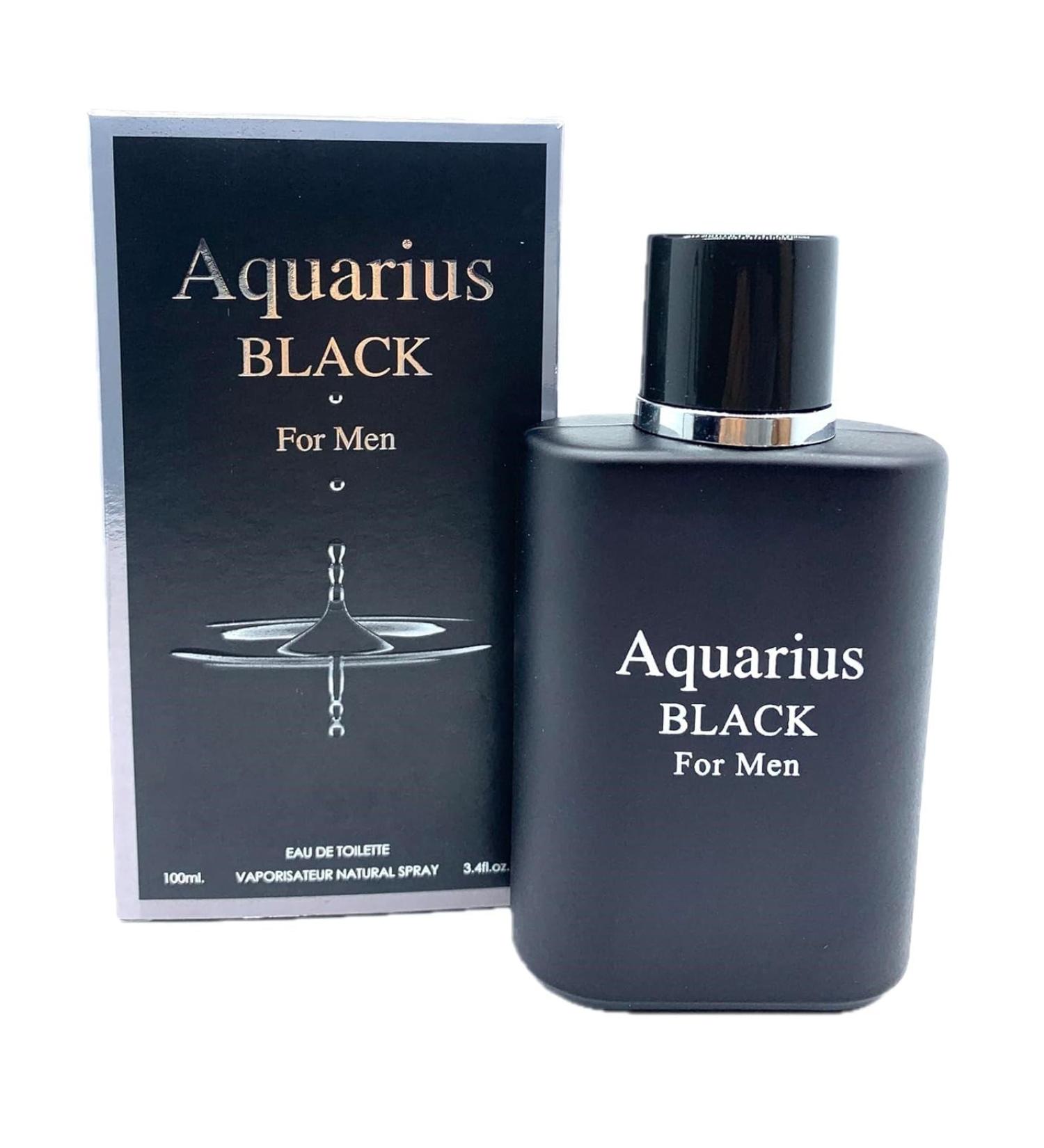 Aquarius Black Men's Cologne 3.4 Fl. Oz. Eau de Toilette Spray - Buy Online on GoSupps.com