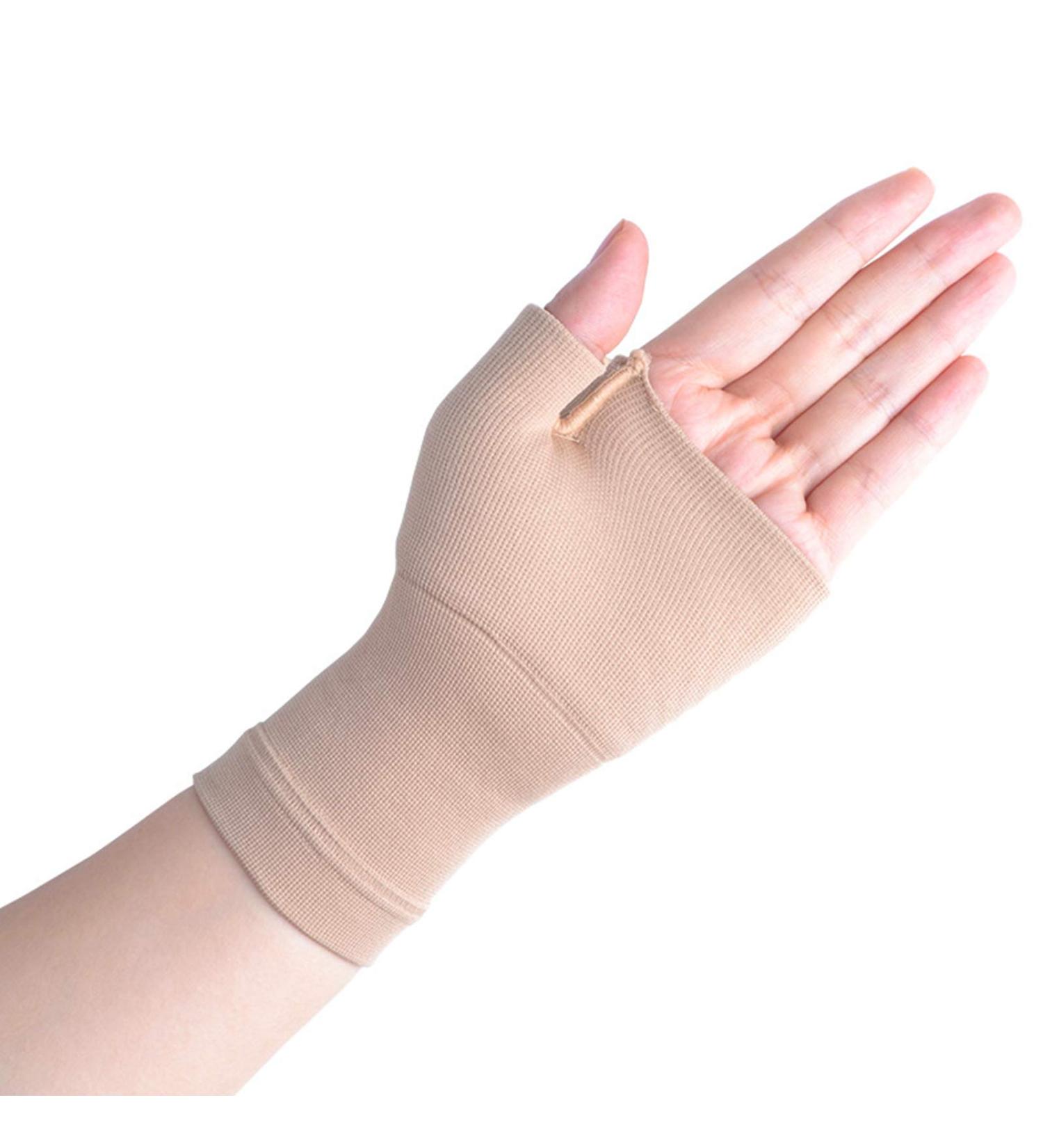Wrist & Thumb Support Sleeve - Compression Arthritis Gloves for Carpal Tunnel Relief Pain & Fatigue - Unisex - Ideal for Sports Typing RSI - X-Large - Buy Online on GoSupps.com