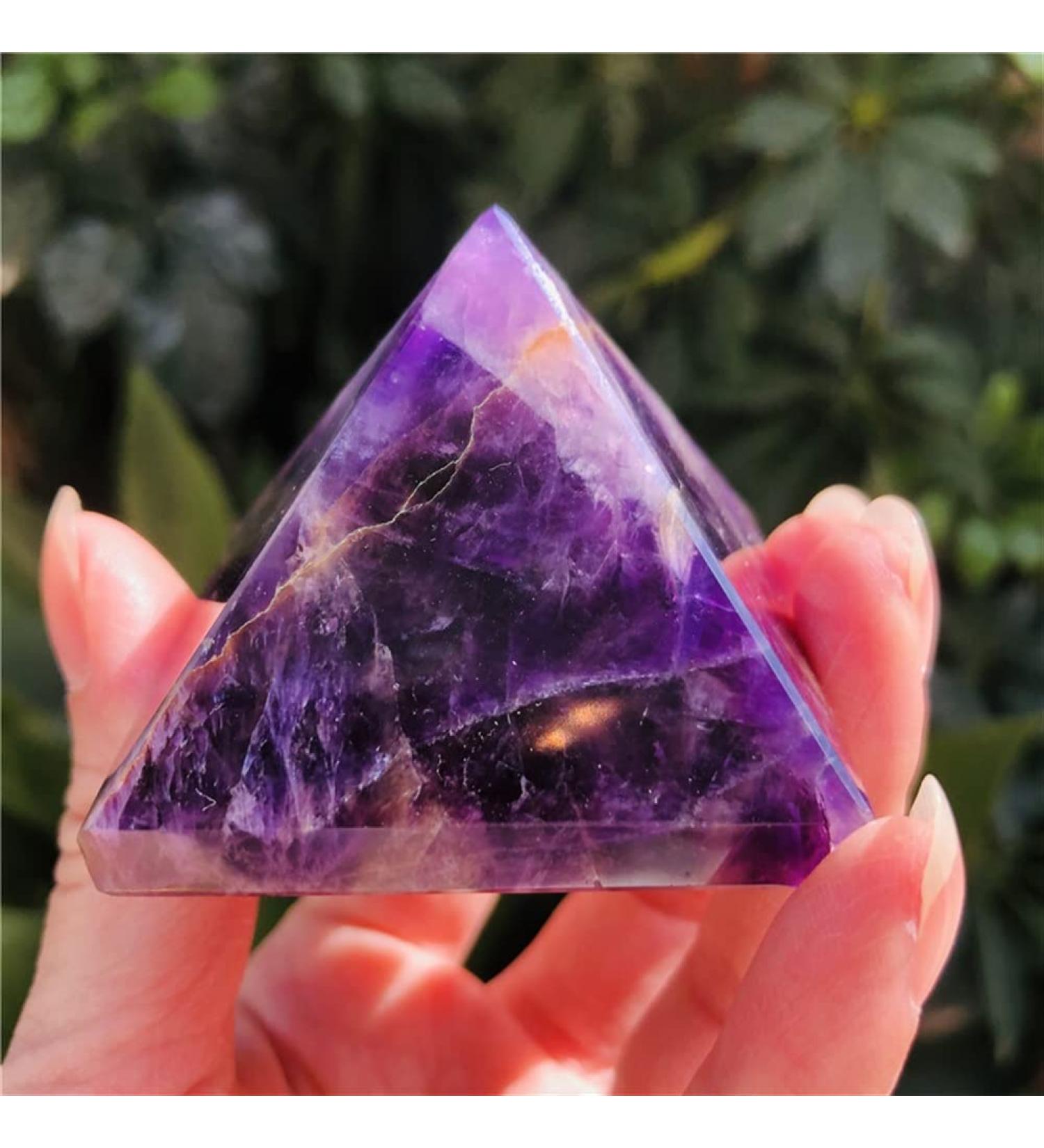 Natural Crystal Rough 5cm Natural Dream Amethyst Quartz Crystal Pyramid Point as Gift Stones - Buy Online on GoSupps.com