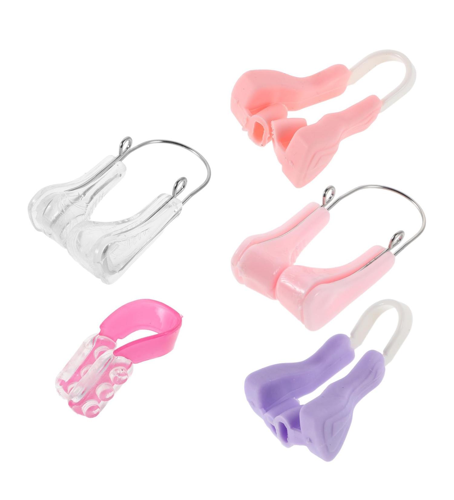 Veemoon Lot de 5 Pinces Nasales Correctrices en Silicone Invisibles Clips Remodelants pour Nez Usage Jour et Nuit Confortables et Respirants Appareil de Beaut pour Embellissement - Buy Online on GoSupps.com