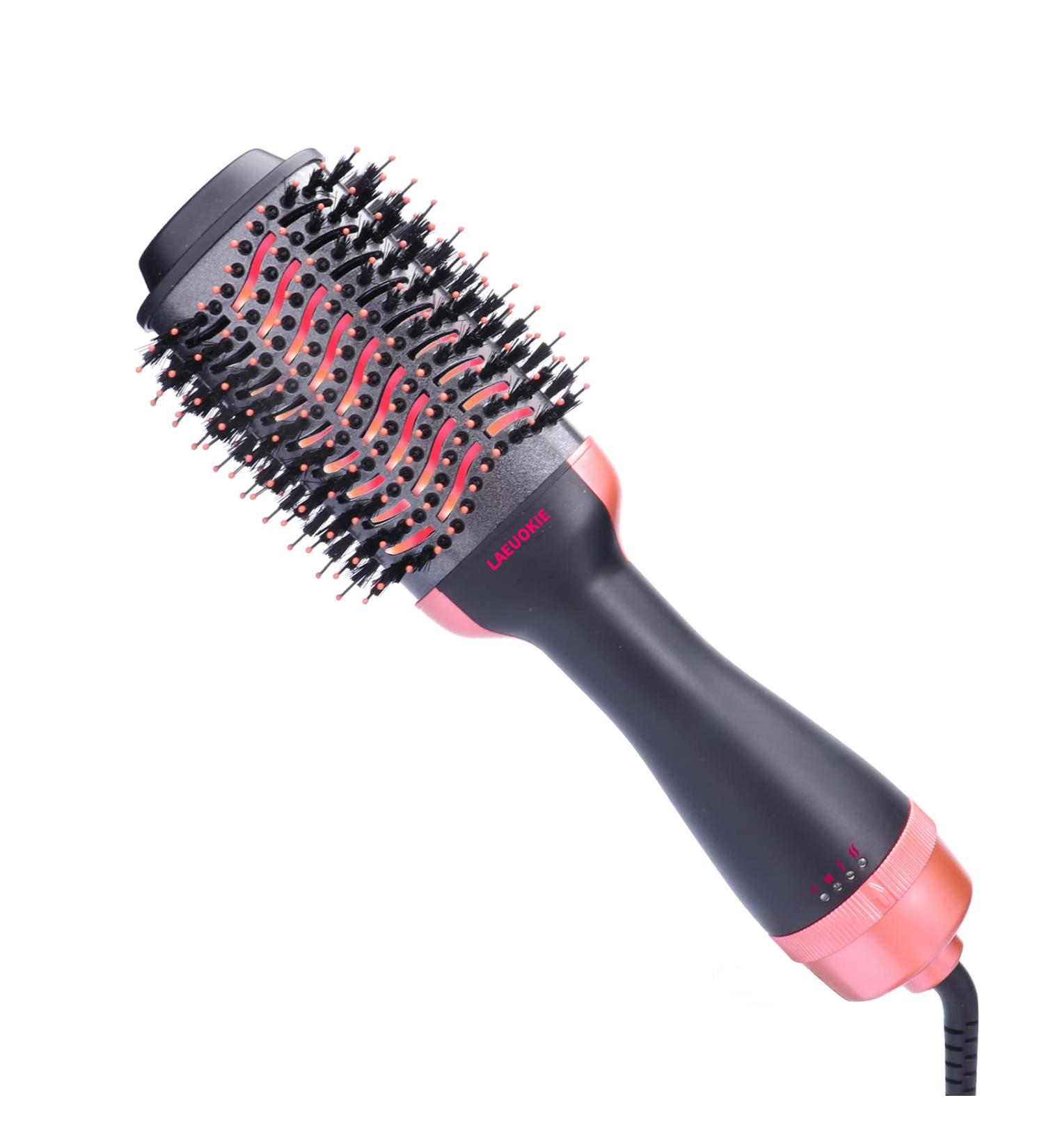 Hair Dryer Brush 4-in-1 Styling Tool | Black Ceramic & Nylon - ALCI Safety Plug | Shop Internationally - Buy Online on GoSupps.com