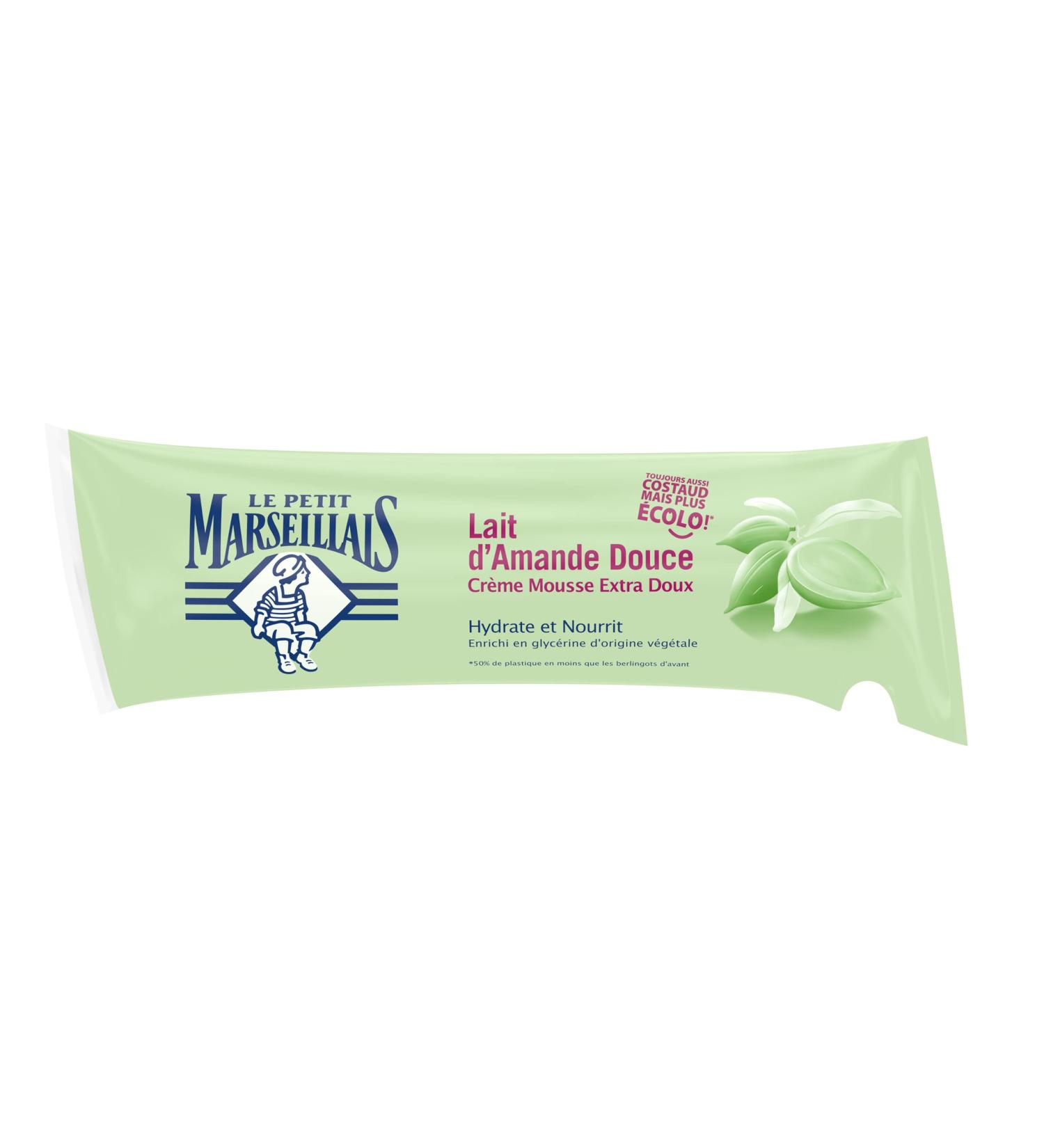 Le Petit Marseillais Sweet Almond Milk Extra-Gentle Cream Shower Refill 250ml - Buy Online on GoSupps.com