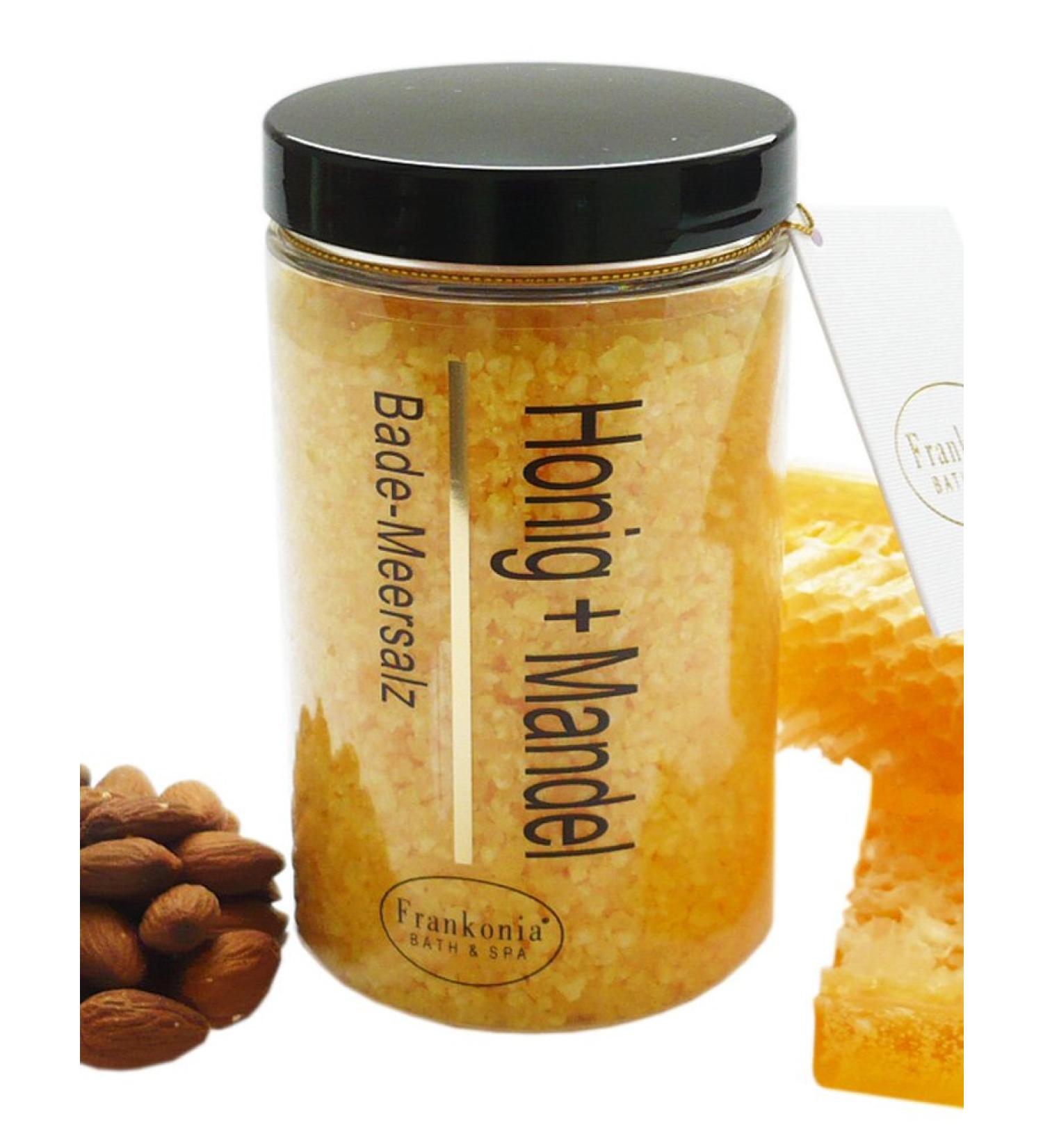 Buy Frankonia Honey Almond Bath Salt - Dead Sea Sea Salt Additive 450g | International Shipping - Buy Online on GoSupps.com