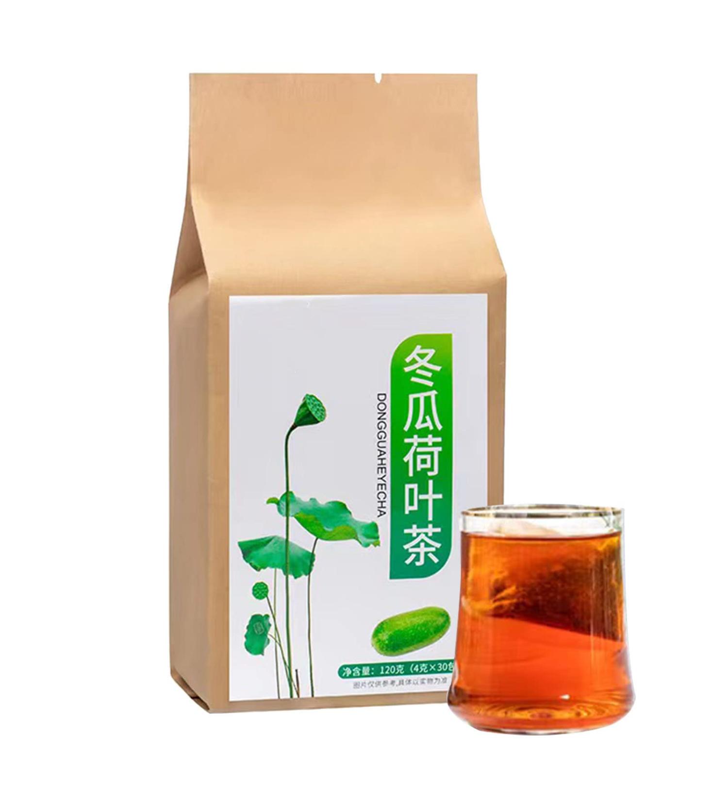 Natural Herbal Tea 120g Winter Melon Leaf Cassia Seed Hawthorn Double Red Rose Licorice Orange Peel Barley 30 Tea Bags - Buy Online on GoSupps.com