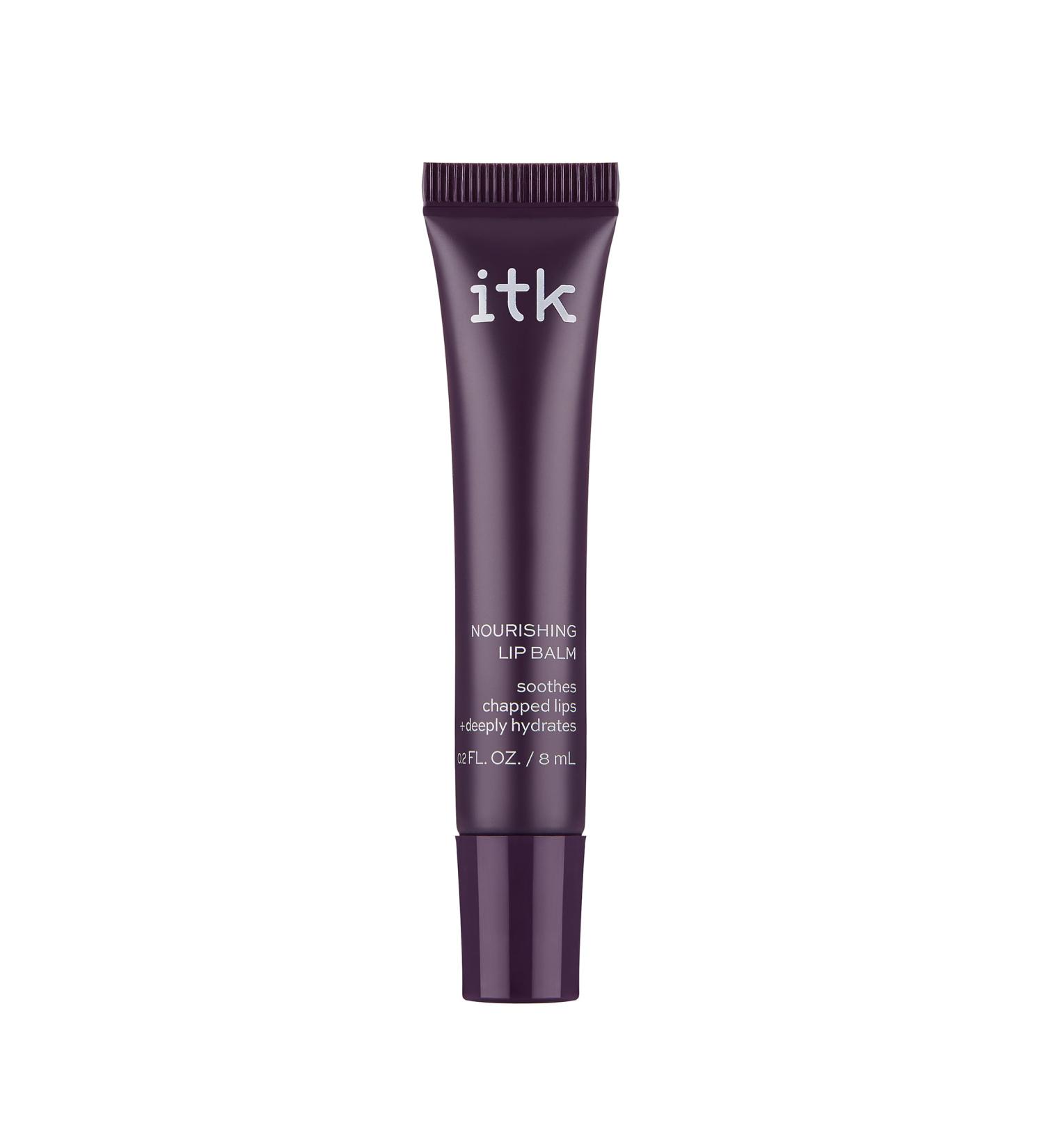 ITK Nourishing Lip Balm | Hydrate Dry Lips with Shea Butter Coconut Oil & Vitamin E | Moisturizes & Soothes | Fragrance-Free | 0.2 Oz - Buy Online on GoSupps.com