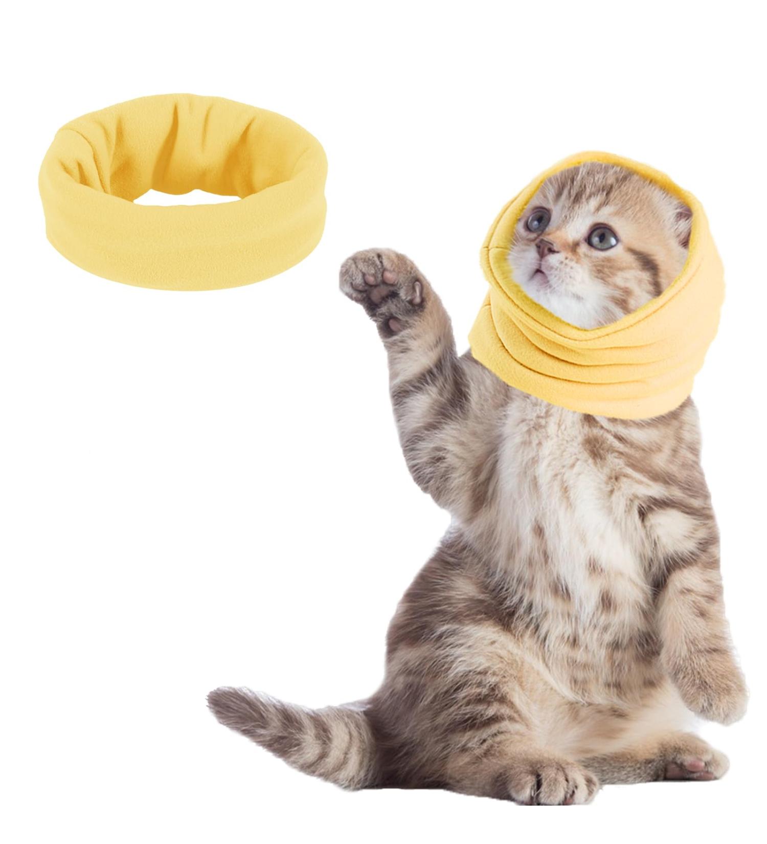 Pattepoint Die Muffs | Noise Protection Earmuffs for Small Dogs | Comfortable Dog Ear Warmers & Hooded Sweaters | Anxiety Relief for Pets - Yellow Small - Buy Online on GoSupps.com