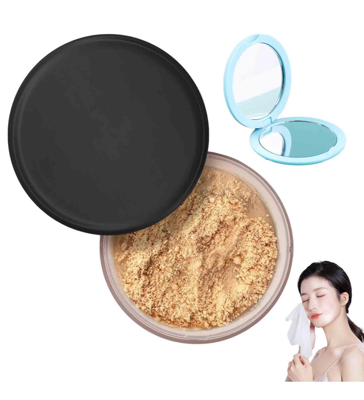 Allaura Beauty Blurring Powder Allaura Beauty Pink Setting Powder Blurring Setting Powder by Allaura Blurring Setting Powder for All Skin Tones (Sweet Honey) - Buy Online on GoSupps.com