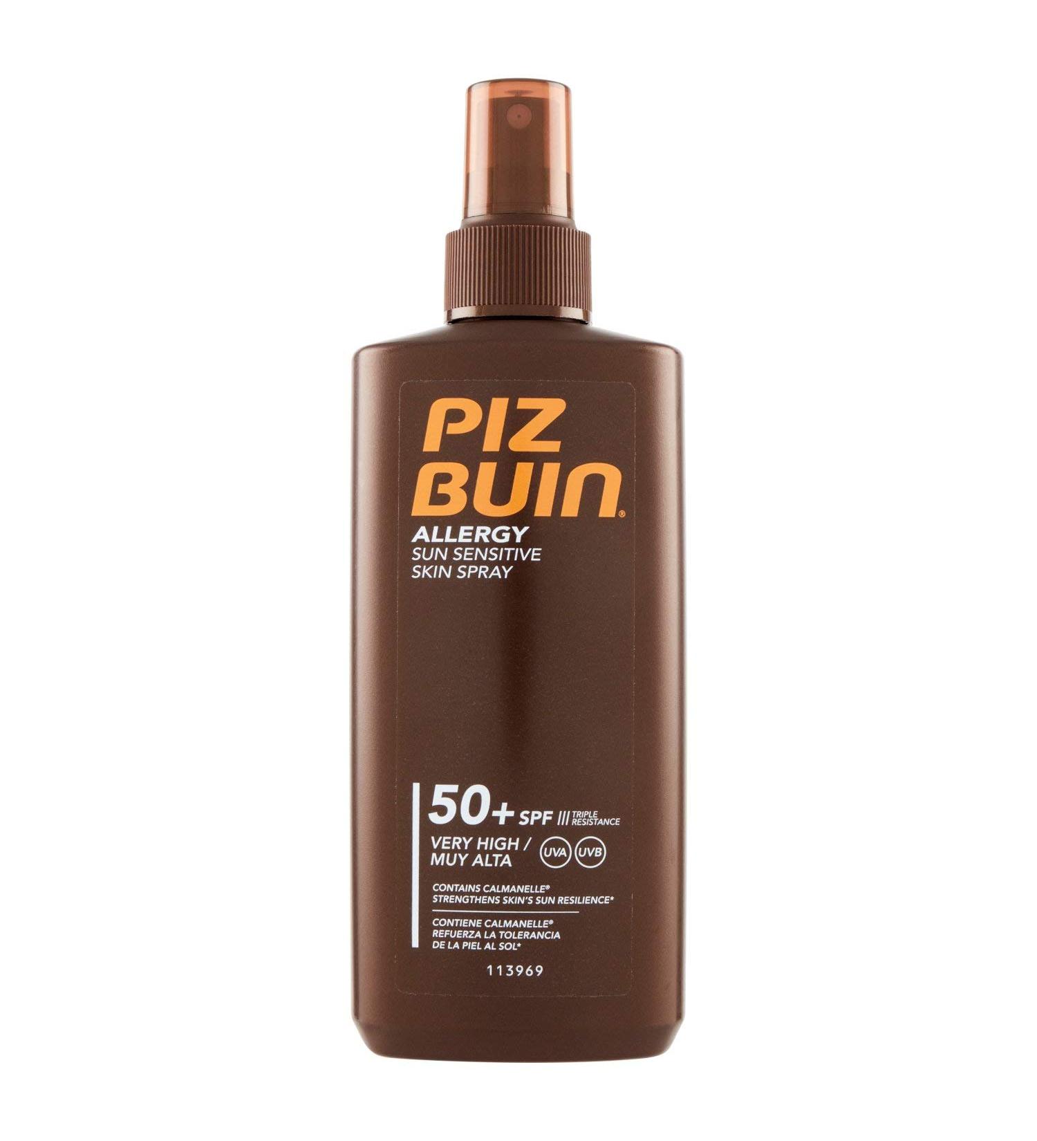 Piz Buin Sun Lotion Allergy SPF 50+ (200 ml) - Effective Sun Protection for Sensitive Skin - Buy Online on GoSupps.com