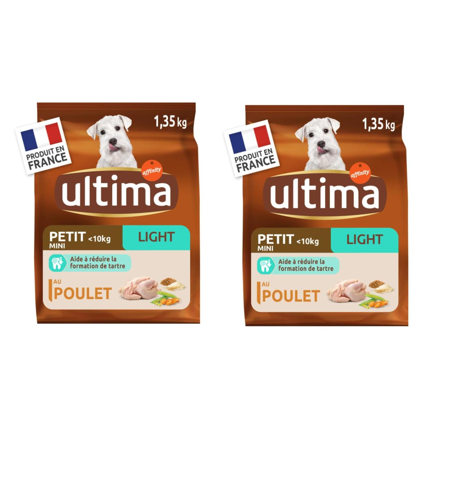 Set OF 2 Ultima Packs 1.35KGS *2 Small Dogs <10 KGS Lights 2.7 KGS