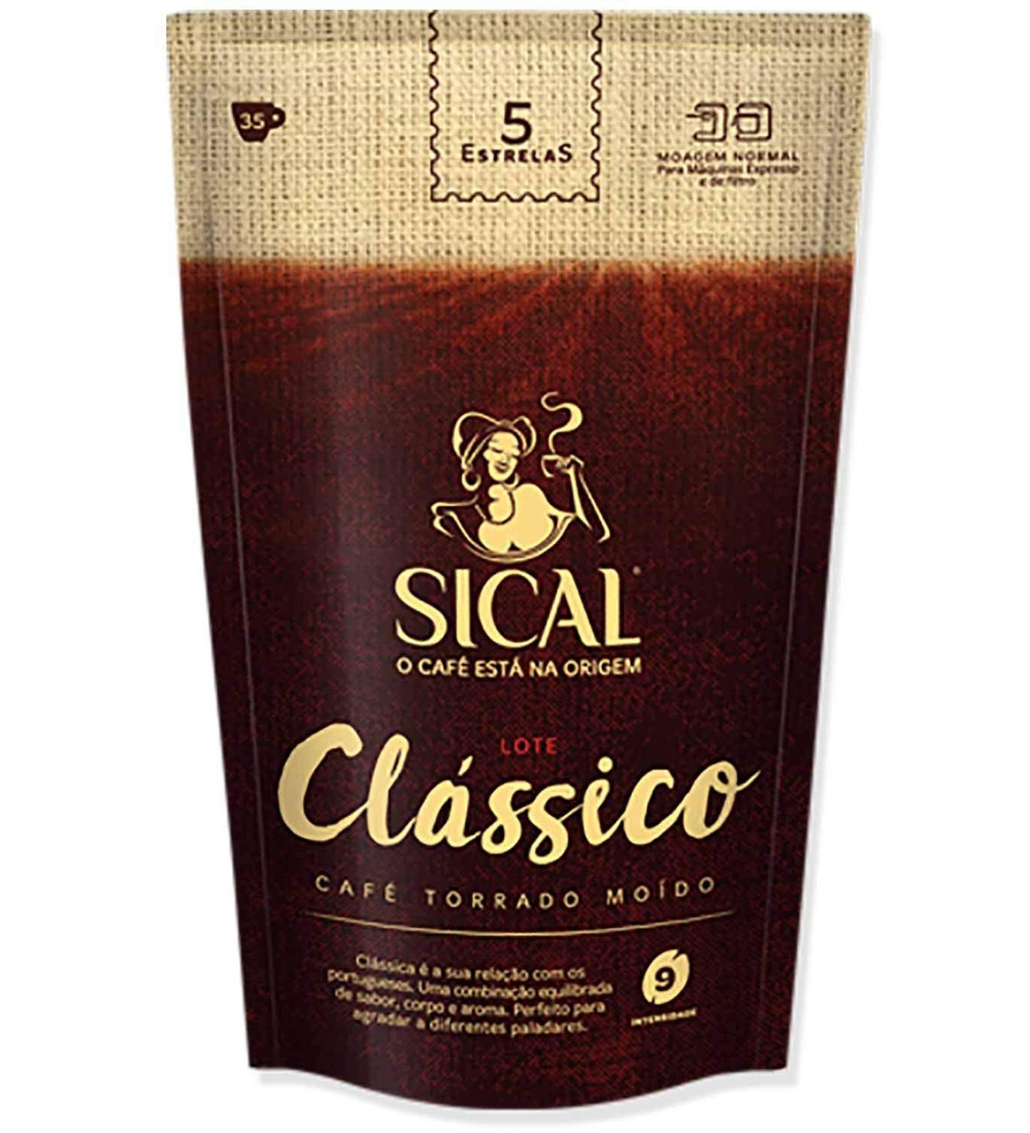 Delicious Portuguese Roasted Coffee Beans - Sical 5 Stars (3x250g)