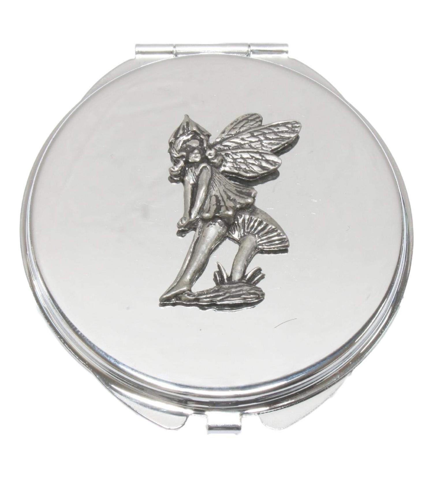 Fairy Sitting Compact Mirror Handbag Gift With Free Engraving 122 - Buy Online on GoSupps.com
